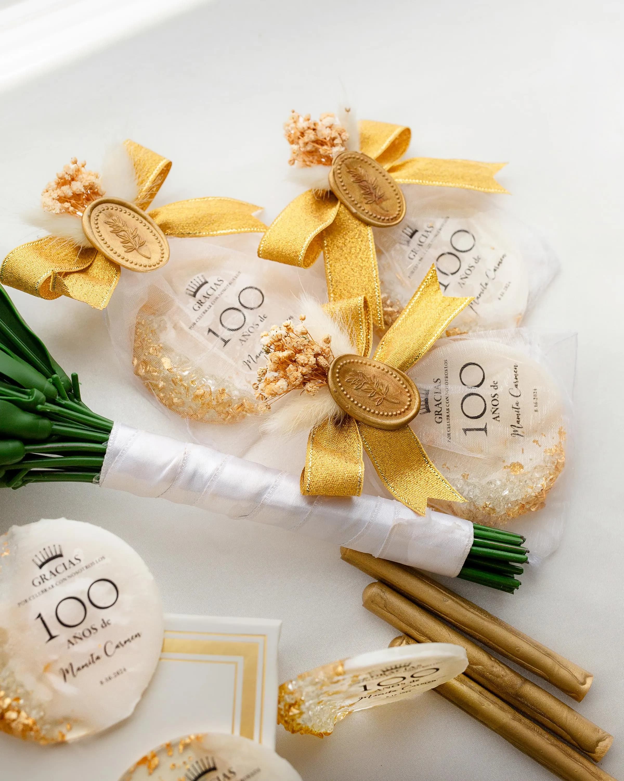 Personalized milestone birthday magnet for 40th to 100th events