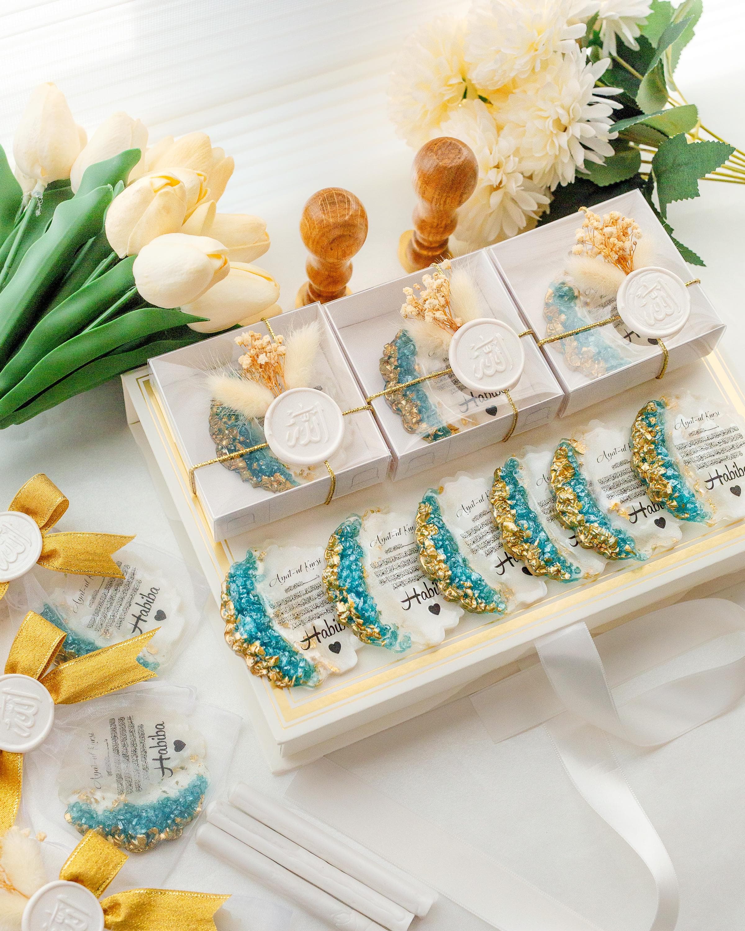 Spiritual keepsake magnet reminder of special Muslim wedding day