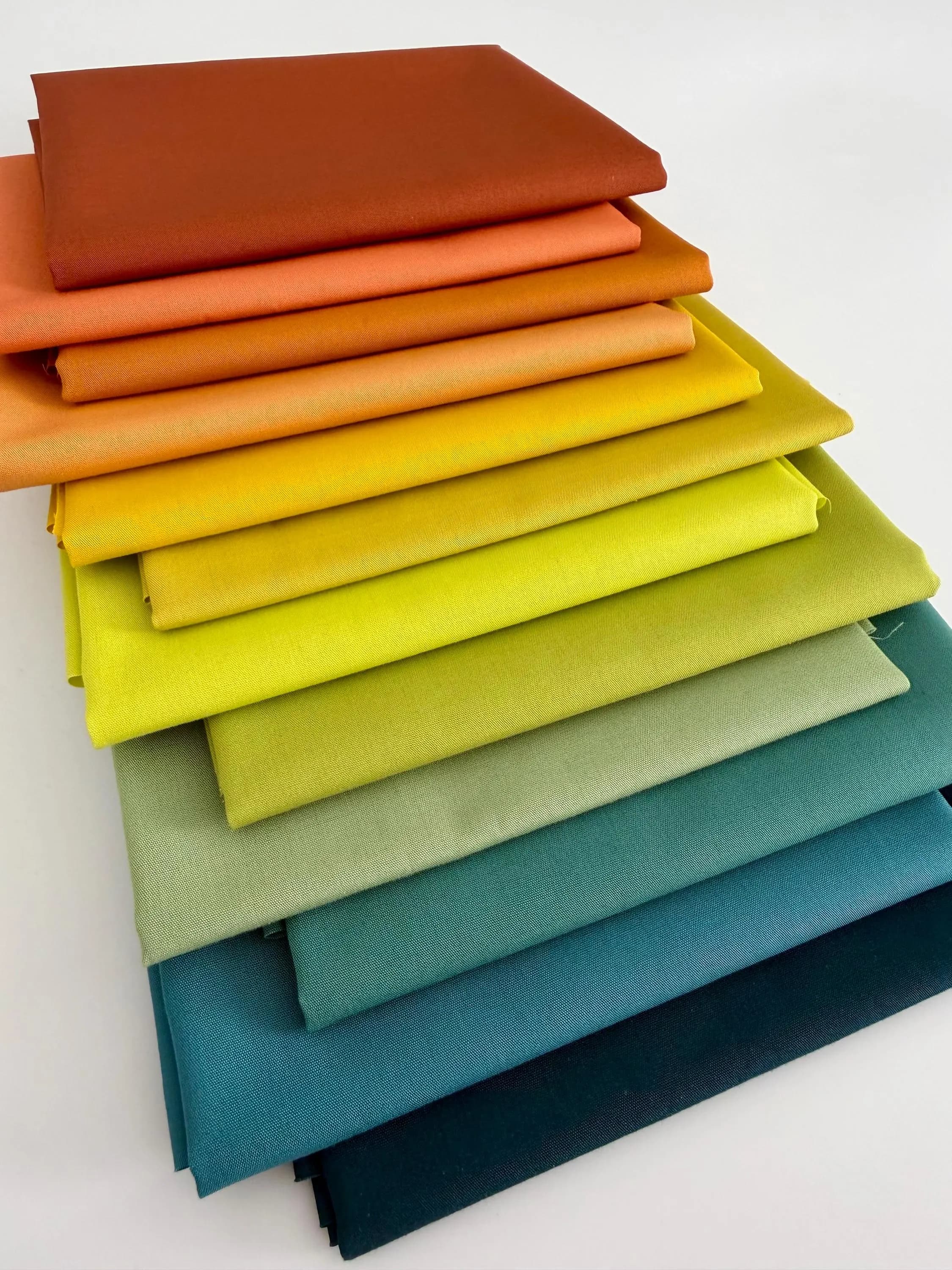 Canyon Trail - Curated Fabric Bundle, 12 Fat Quarters/Half Yards | Art Gallery Fabrics Pure Solids, AGF Rainbow