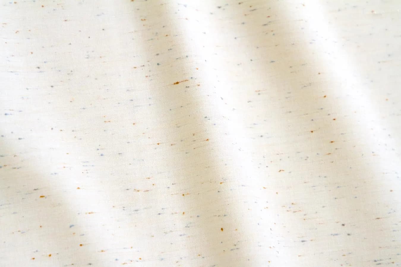 Speckled in CLOUD - Wildflower Wovens by Suzy Quilts | Art Gallery Fabrics - yarn-dyed woven cotton fabric, OEKO-TEX certified, cream/ivory