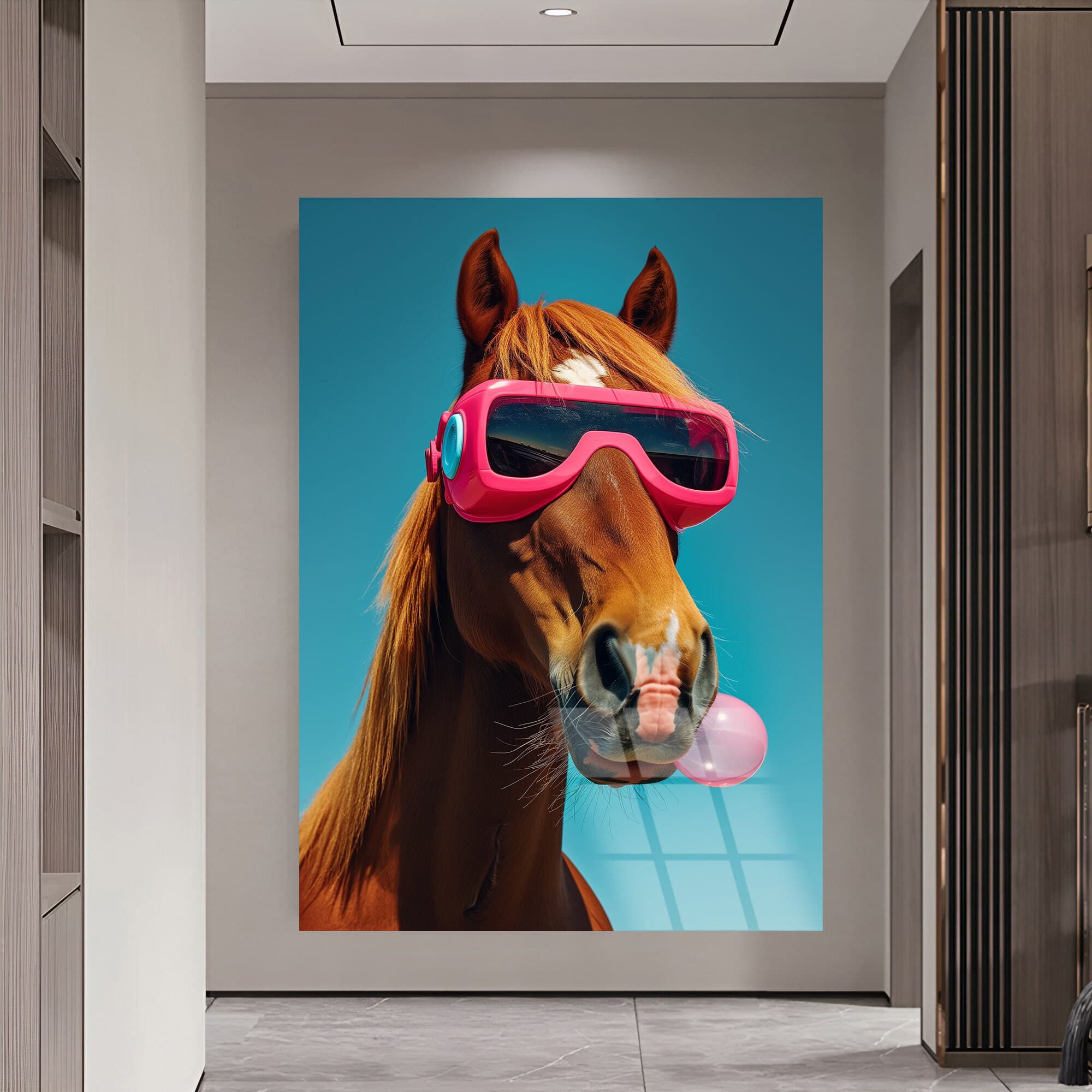 Horse Gift Horse Lover Gift Wall Hangings Large wall decor Nursery Decor  Horse Print  Modern Wall Art Housewarming Gift Interior Design - image 3