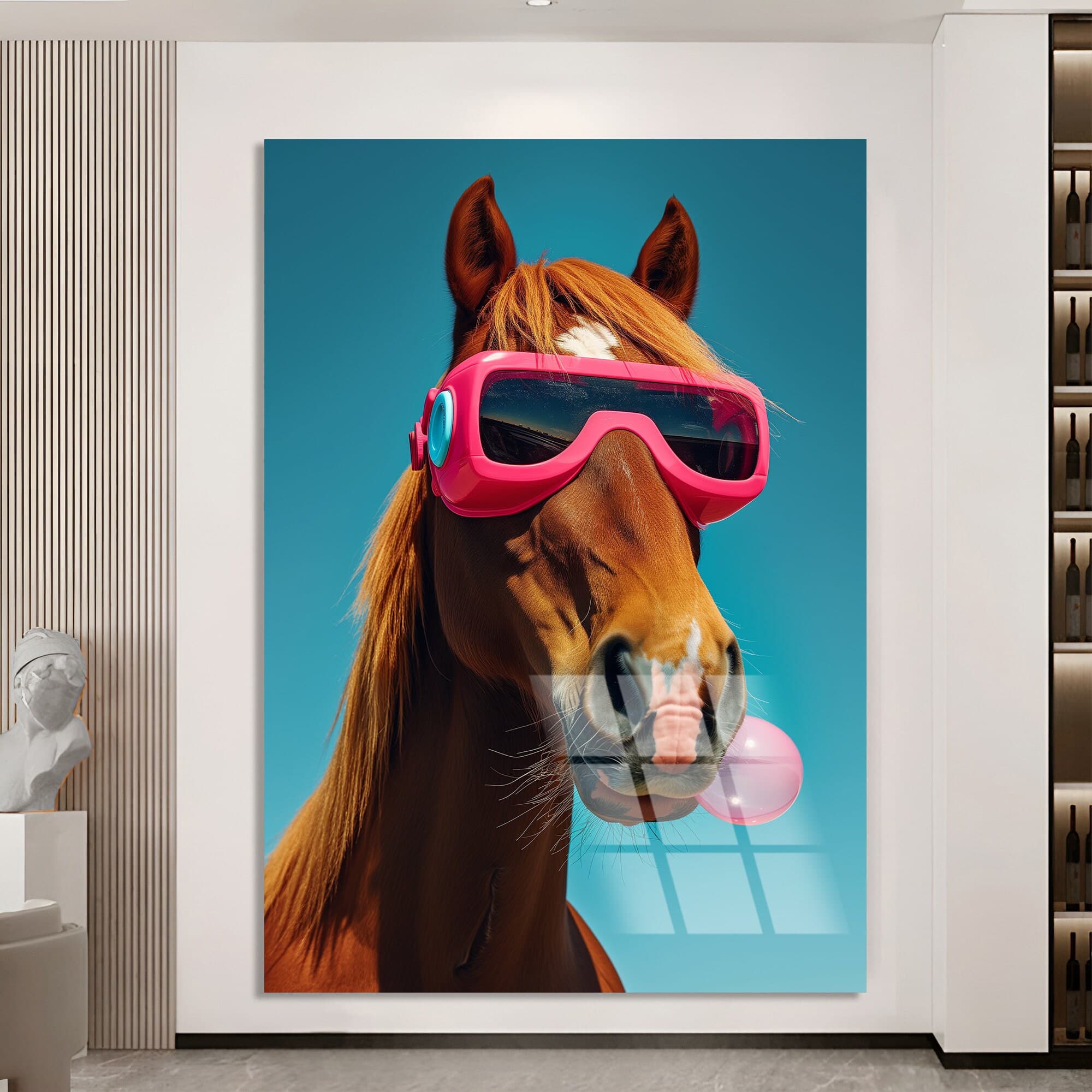 Horse Gift Horse Lover Gift Wall Hangings Large wall decor Nursery Decor  Horse Print  Modern Wall Art Housewarming Gift Interior Design - image 5