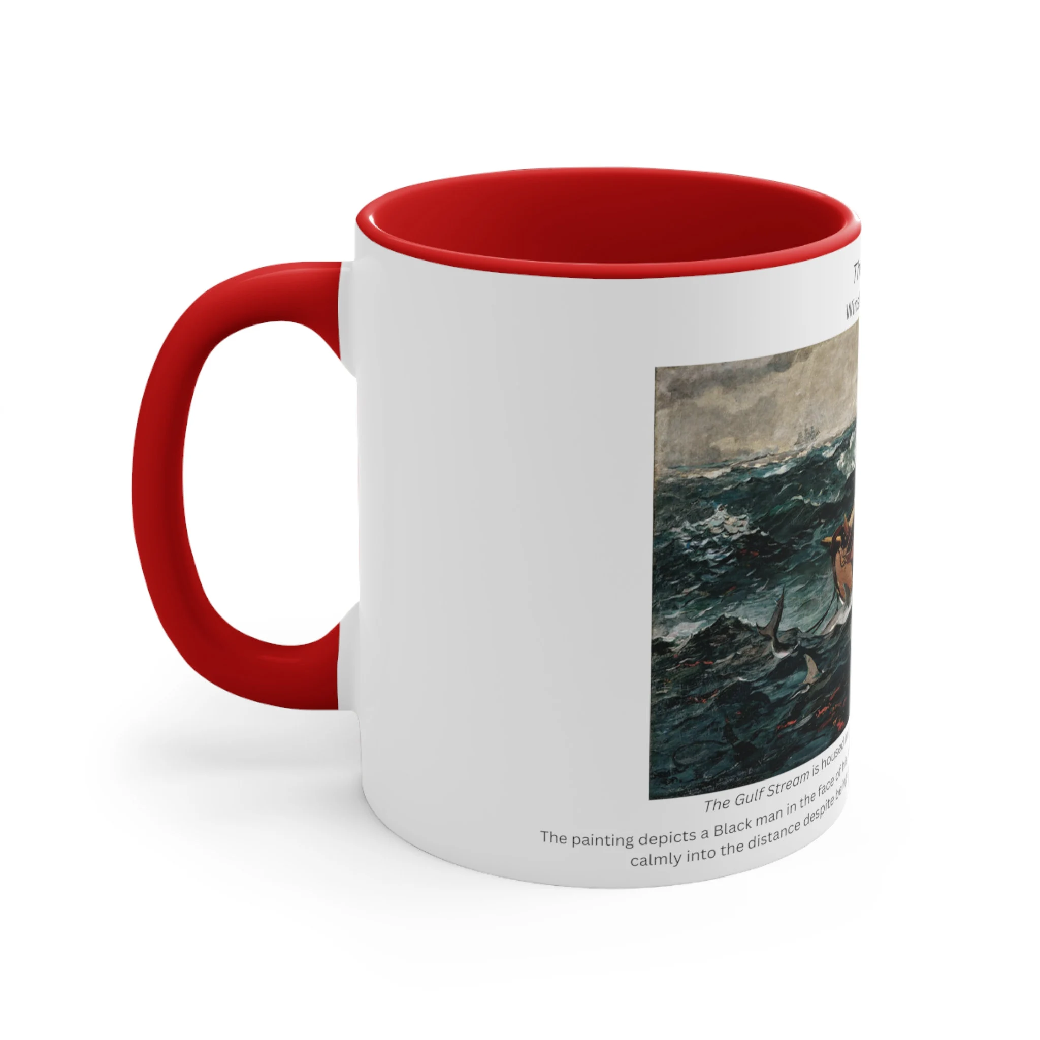The Gulf Stream, by Winslow Homer | Celebrate American Art | Accent Coffee Mug, 11oz - image 3