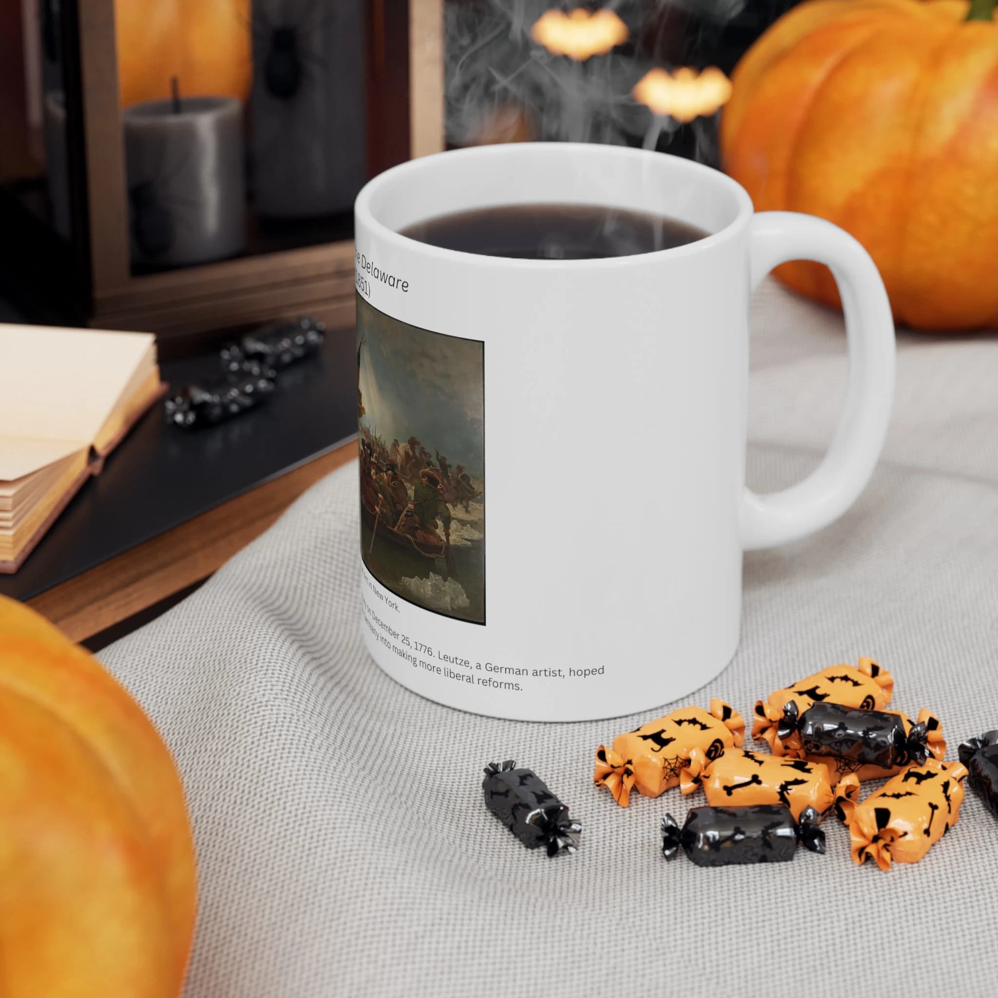 Washington Crossing the Delaware, by Emanuel Leutze | Celebrate American Art | Ceramic Mug 11oz - image 5