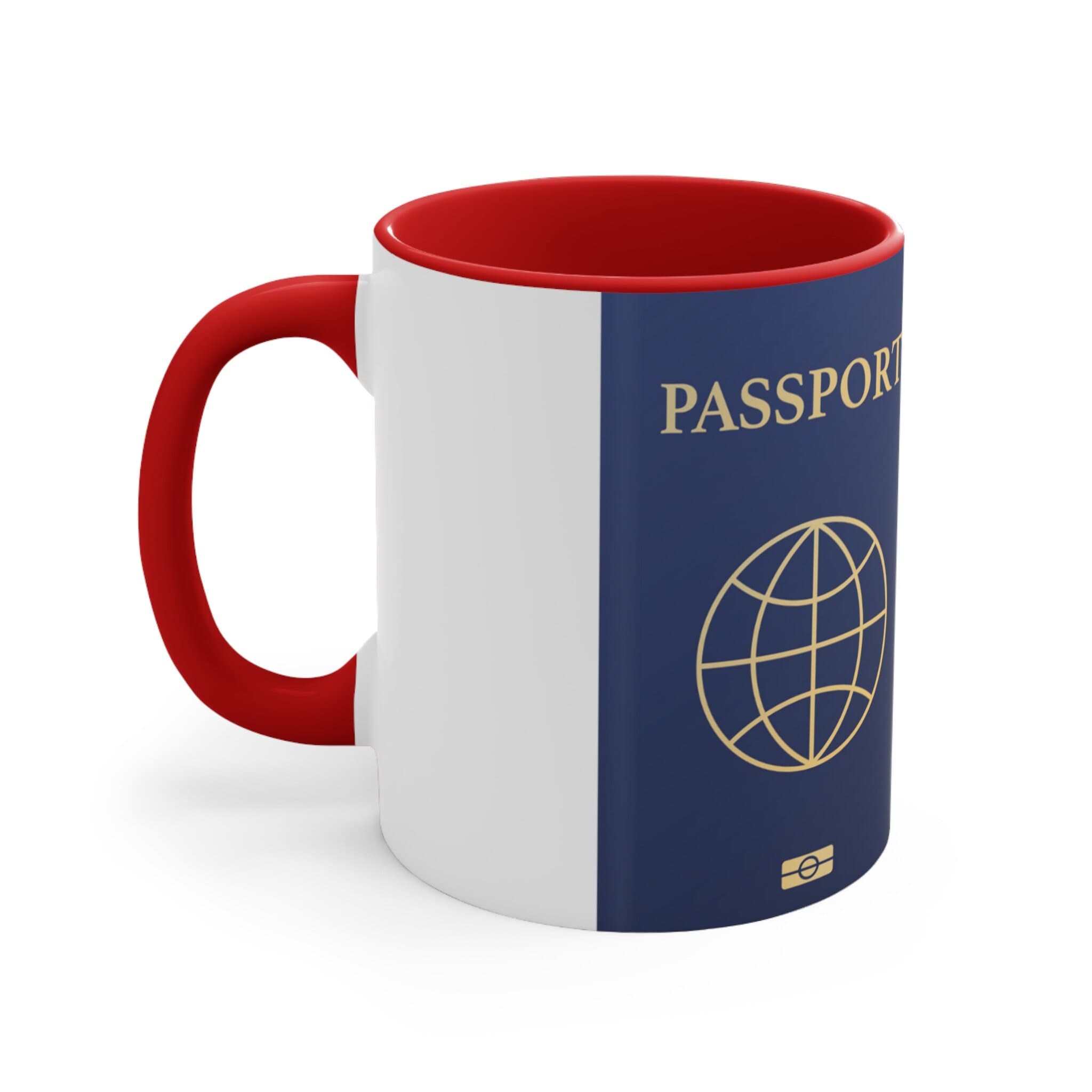 US Passport | Legitimate in the USA | Celebrate with a permanent reminder of becoming a US Citizen | Accent Coffee Mug, 11oz - image 3
