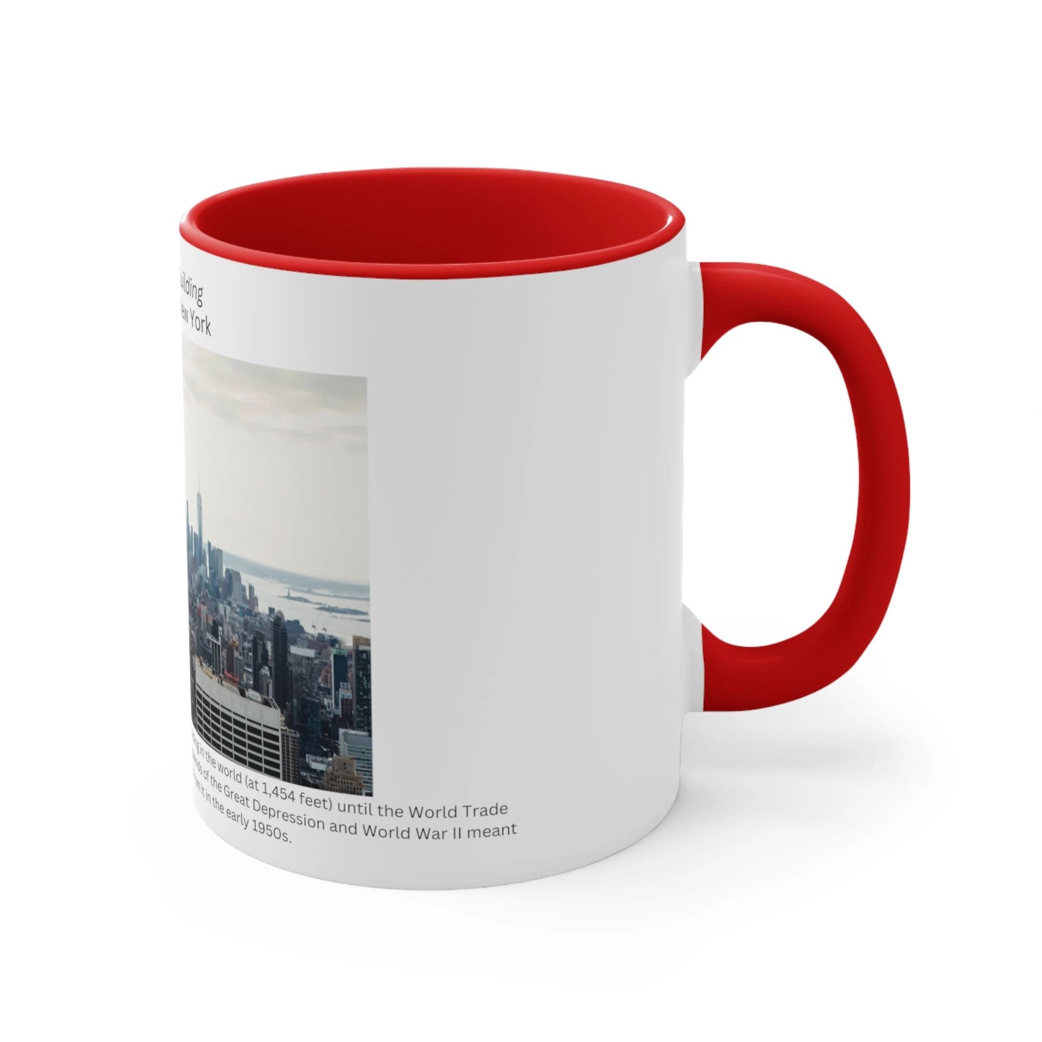 Empire State Building | New York, New York | Famous American Landmarks | Accent Coffee Mug, 11oz - image 4