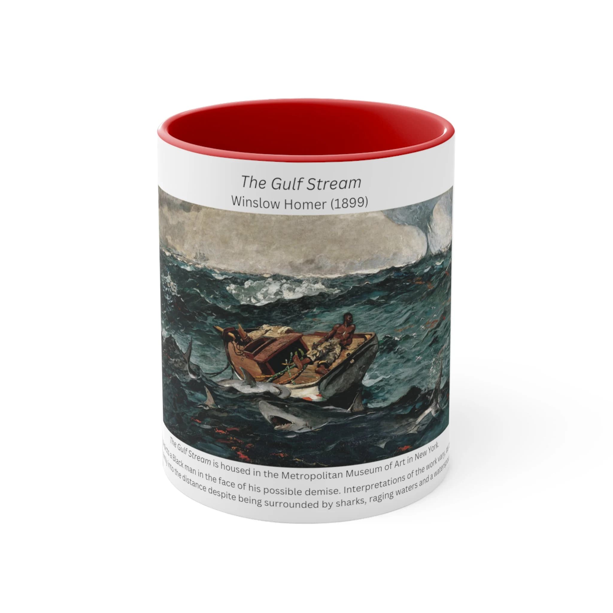 The Gulf Stream, by Winslow Homer | Celebrate American Art | Accent Coffee Mug, 11oz