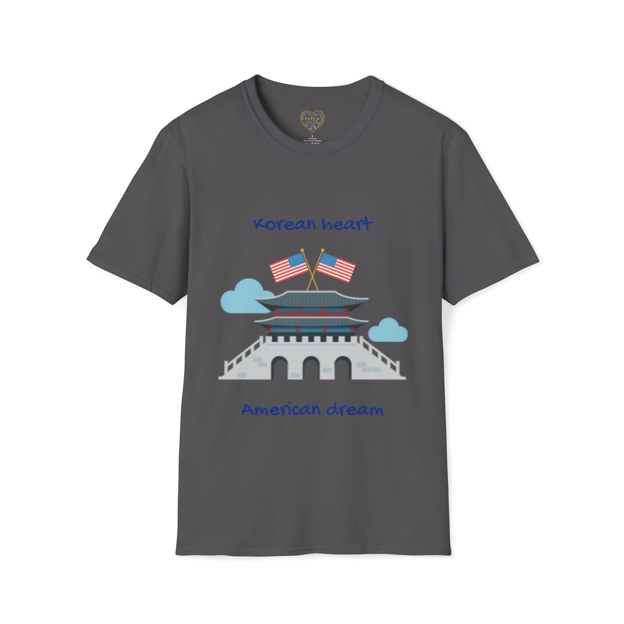 Celebrate Your Journey with our Korean Heart American Dream T-Shirt - Perfect for Immigrants in the US! - image 5