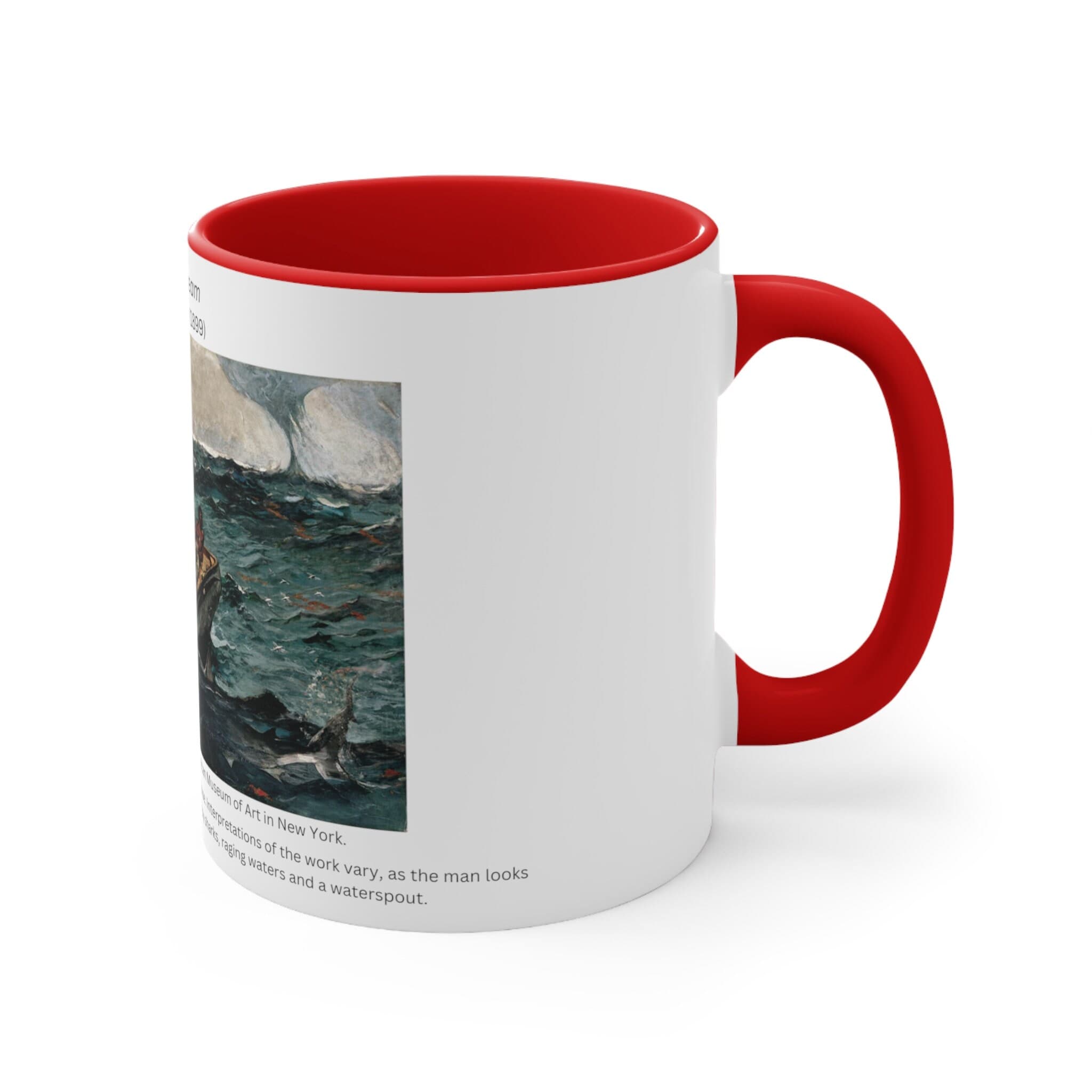 The Gulf Stream, by Winslow Homer | Celebrate American Art | Accent Coffee Mug, 11oz - image 4