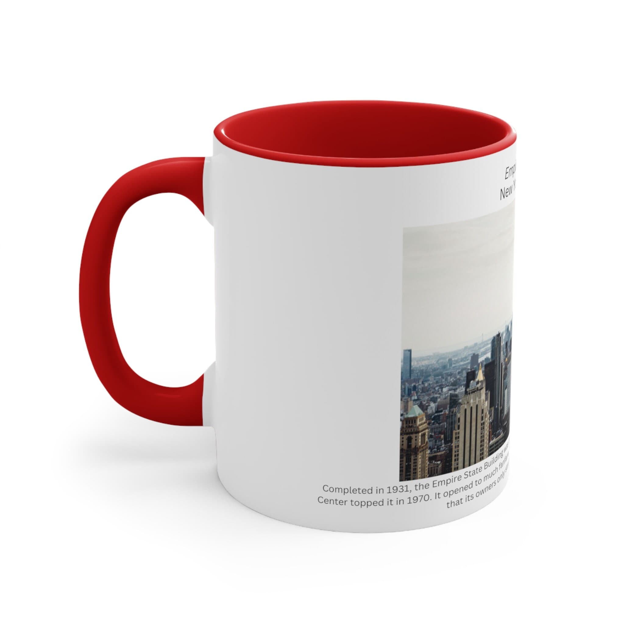 Empire State Building | New York, New York | Famous American Landmarks | Accent Coffee Mug, 11oz - image 3