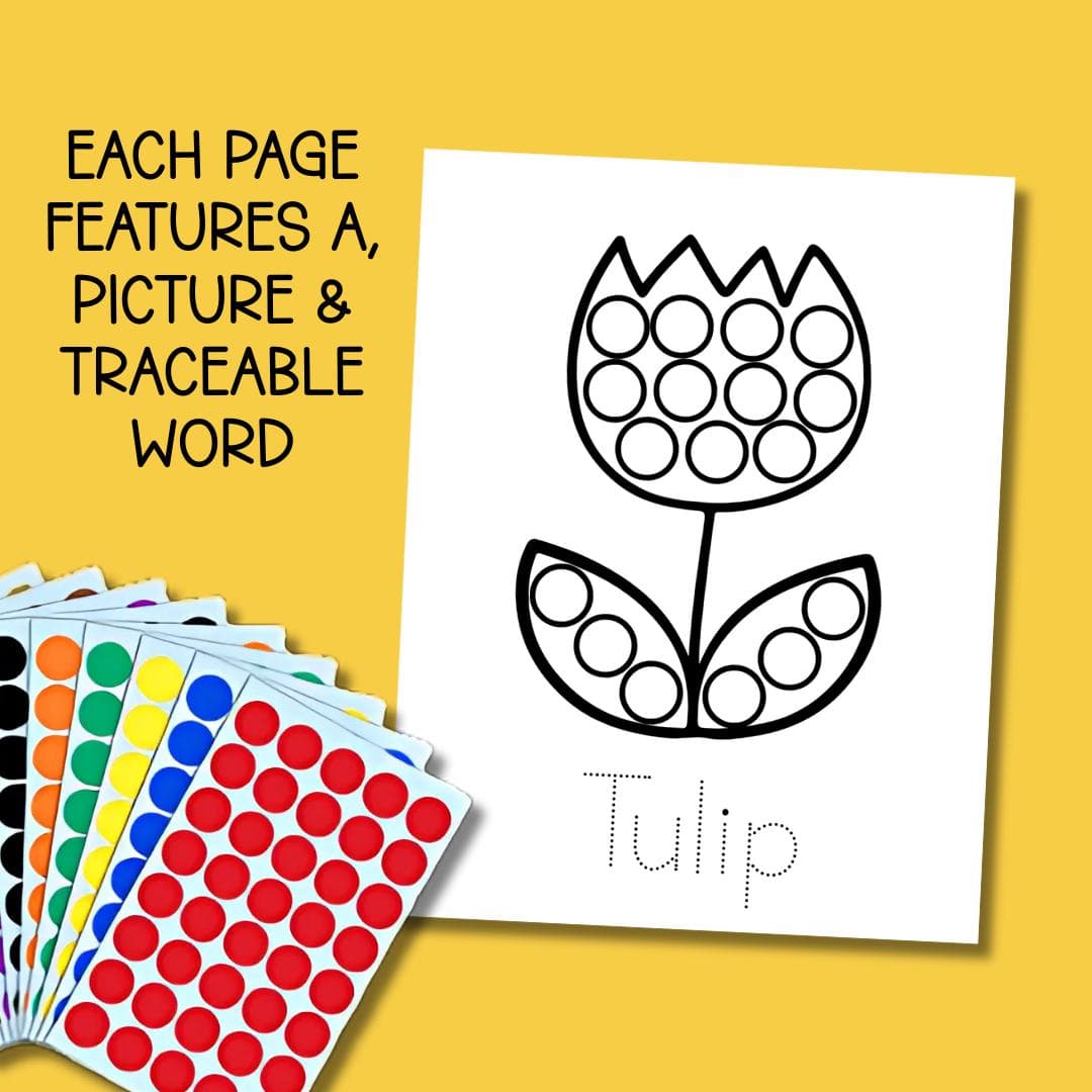 Printable Do A Dot Coloring Page
