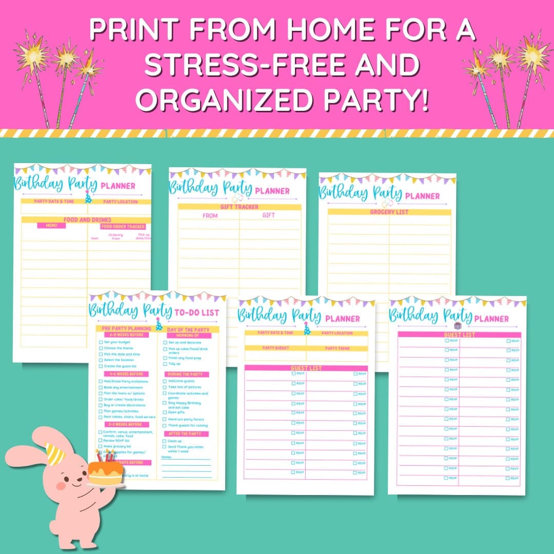 Party Planner Checklist for Guest List