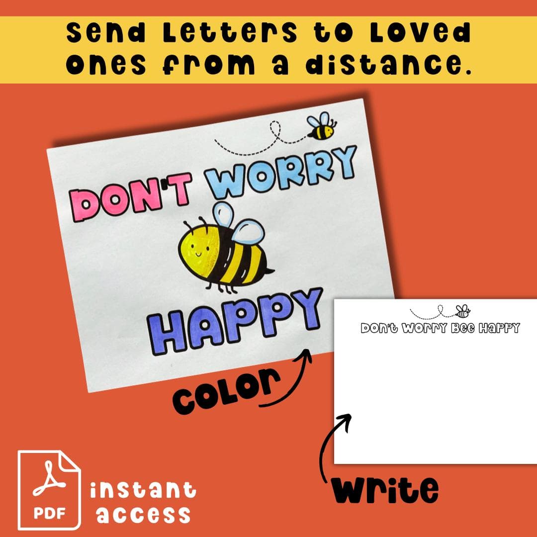 Printable Notecard Kid Stationary