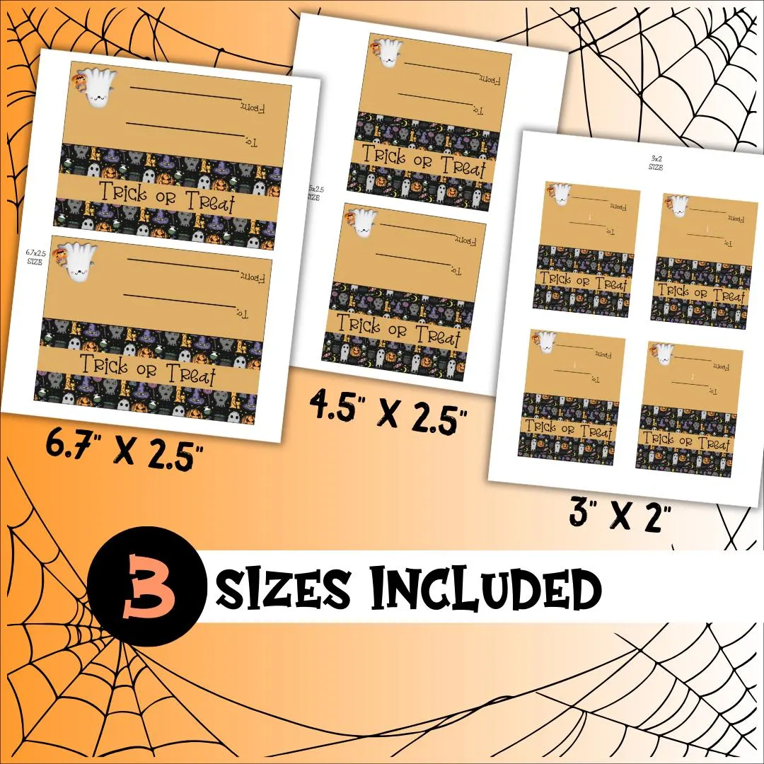 Halloween Printable Treat Bag Topper