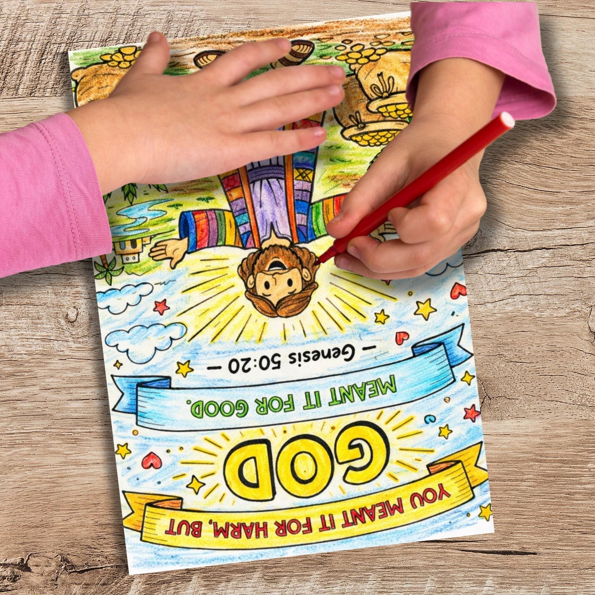 Joseph Bible Lesson for Kids Printable Old Testament Story of Joseph Activity Christian Homeschool Sunday School Scripture Study PDF - image 4