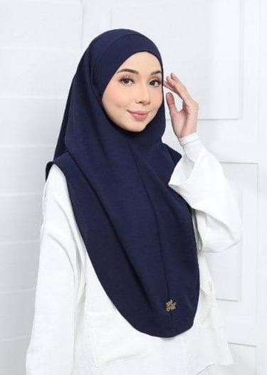 3X Instant Khimar Hijab Cey Crepe, Crease Resistant Tie Back Easy On - image 3