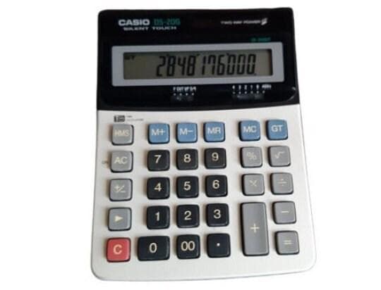 Rare Vintage Calculator CASIO DS-20G silent-touch, Made in Japan - image 4