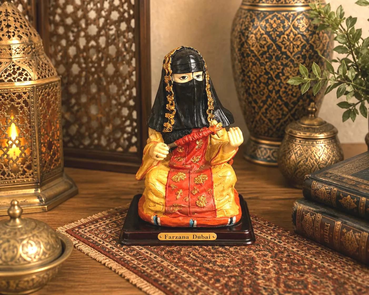 Oriental Women Figurine, Traditional Middle East  Women, Asian  Gift