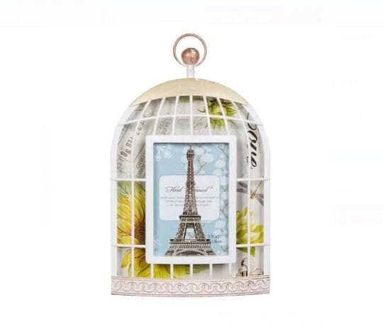 Bird Cage Photo Frame, Shabby Chic Wall Art, Rustic Farmhouse Decor - image 5