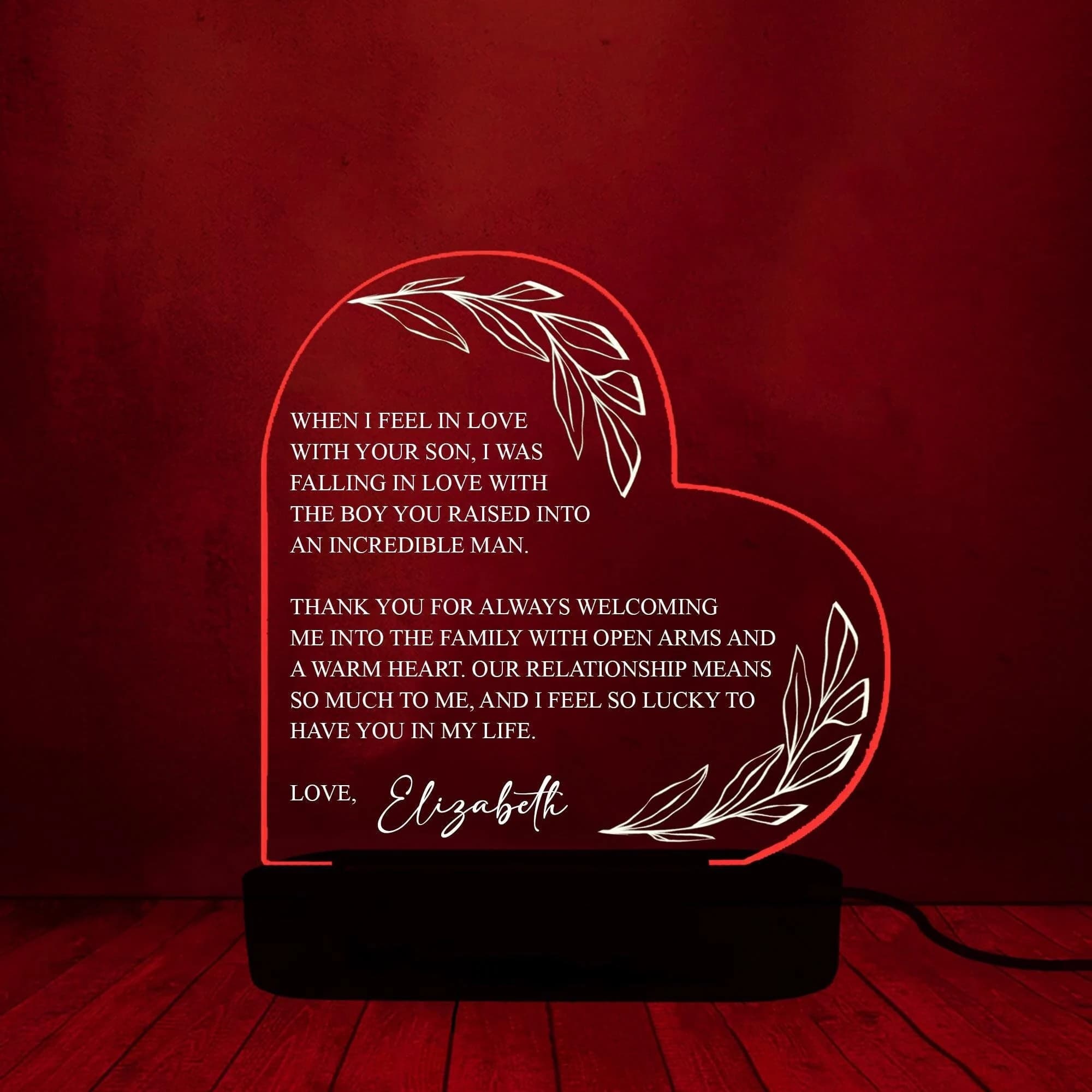 Personalized Mother of the Groom Gift,future mother in law Gift Plaque,Gift from Bride,Wedding Keepsake Gifts for mother in law,wedding gift
