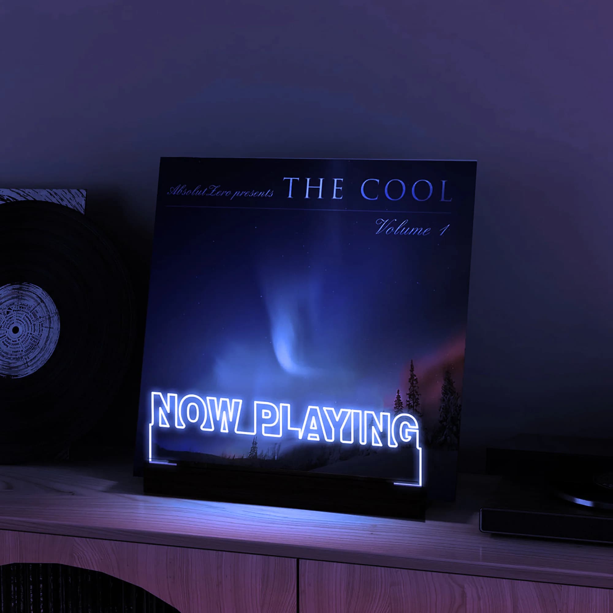 Now Playing Record Holder Stand Christmas Gift,Now Spinning Vinyl Record Display,RGB Table Top Record Holder,music lovers Gift,birthday gift - image 5