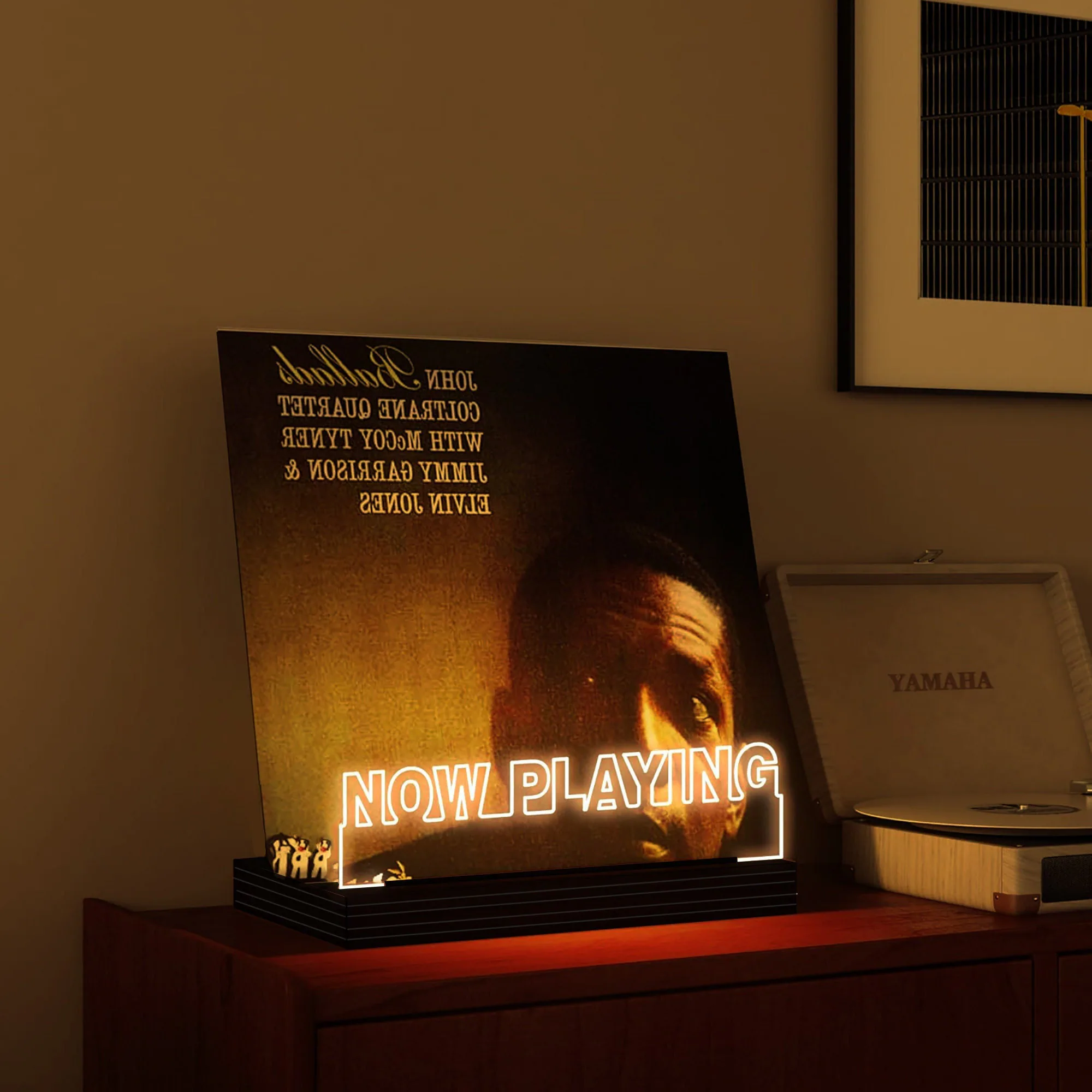 Now Playing Record Holder Stand Christmas Gift,Now Spinning Vinyl Record Display,RGB Table Top Record Holder,music lovers Gift,birthday gift - image 3