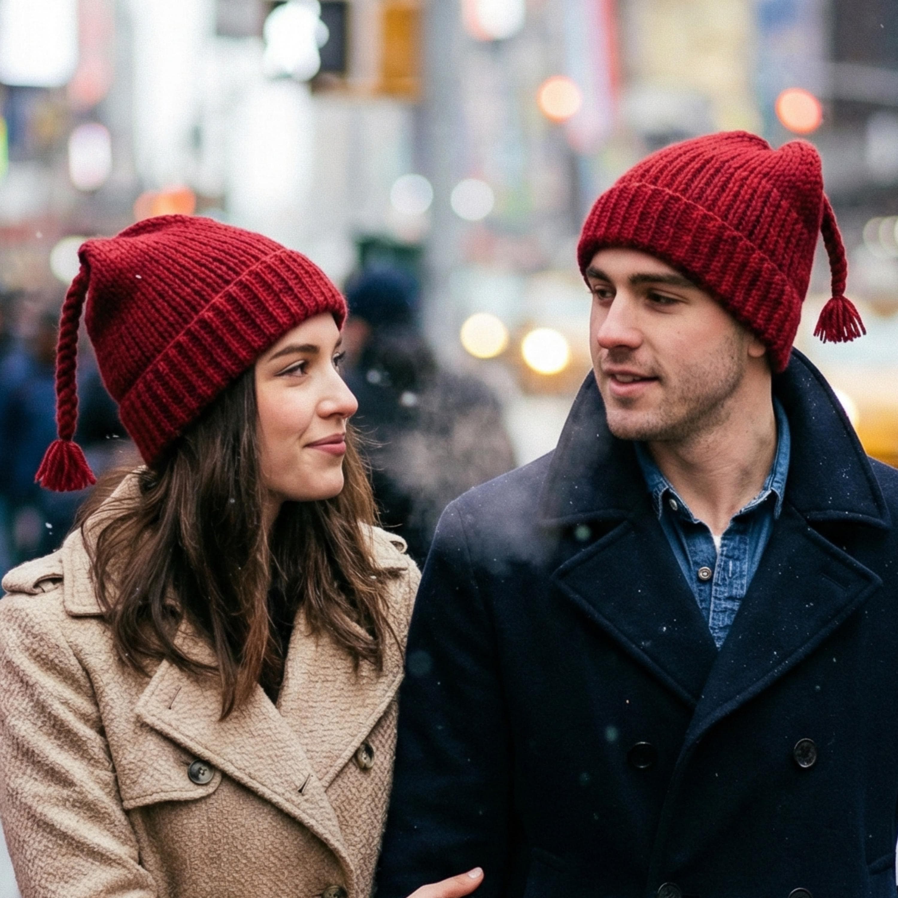 MTI Hat Red, Melt The Ice Hat, Norwegian Resistance Hat, Red Protest Knit Beanie, Scandinavian Fisherman Cap, Handmade Winter Hat,No Kings - image 4
