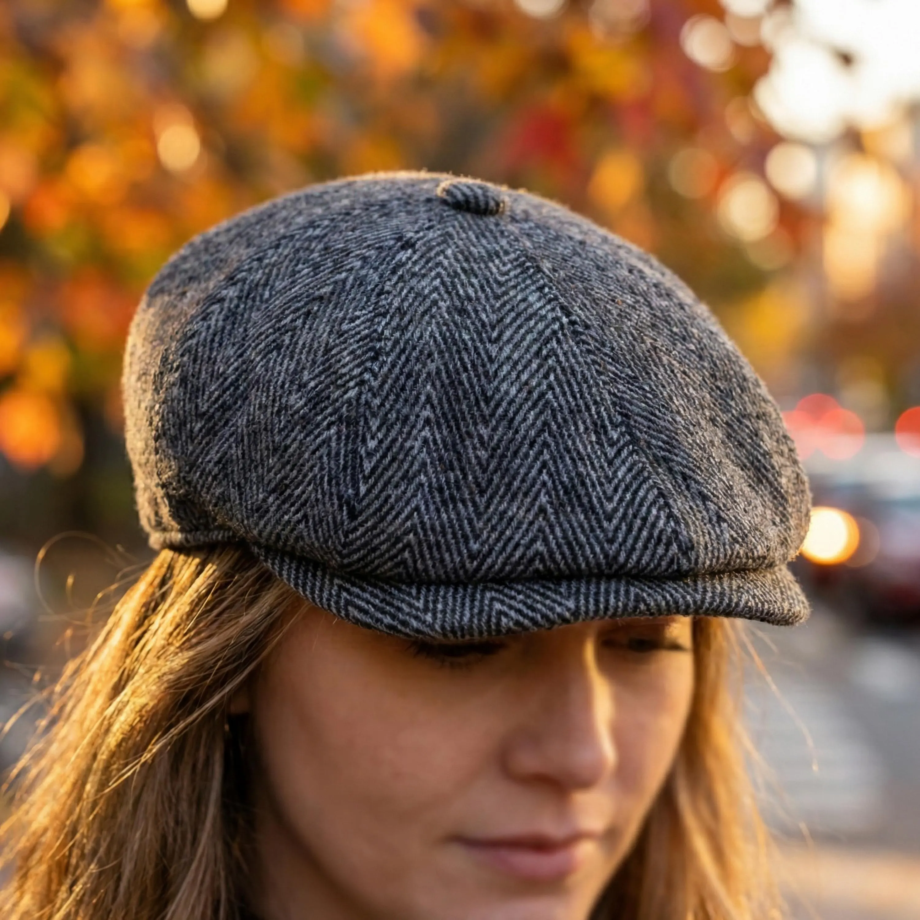 Handmade Wool Newsboy Cap: Vintage Style Gatsby Hat - image 2