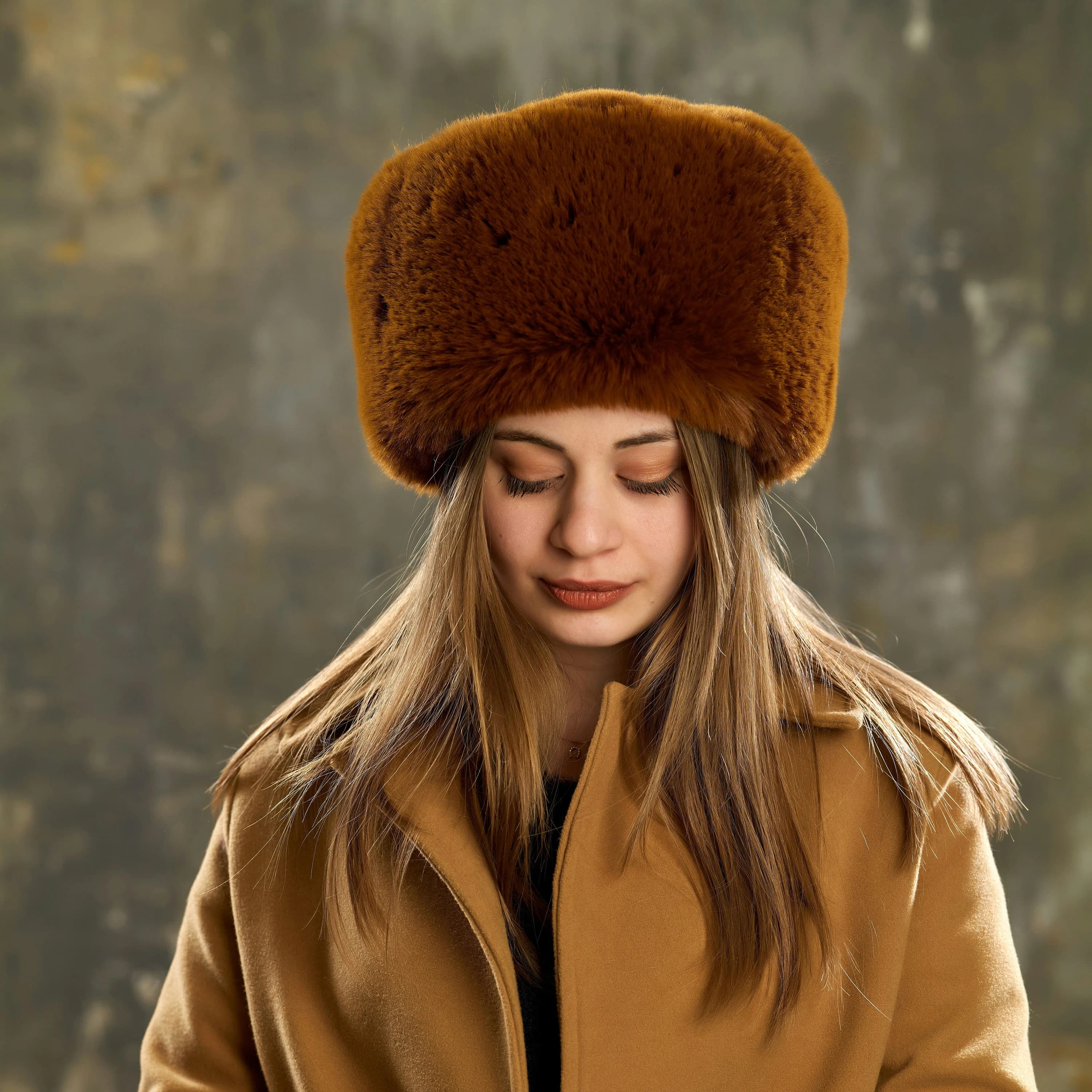 Handmade Black Faux Fur Ushanka Hat, Russian Cossack Style. - image 5