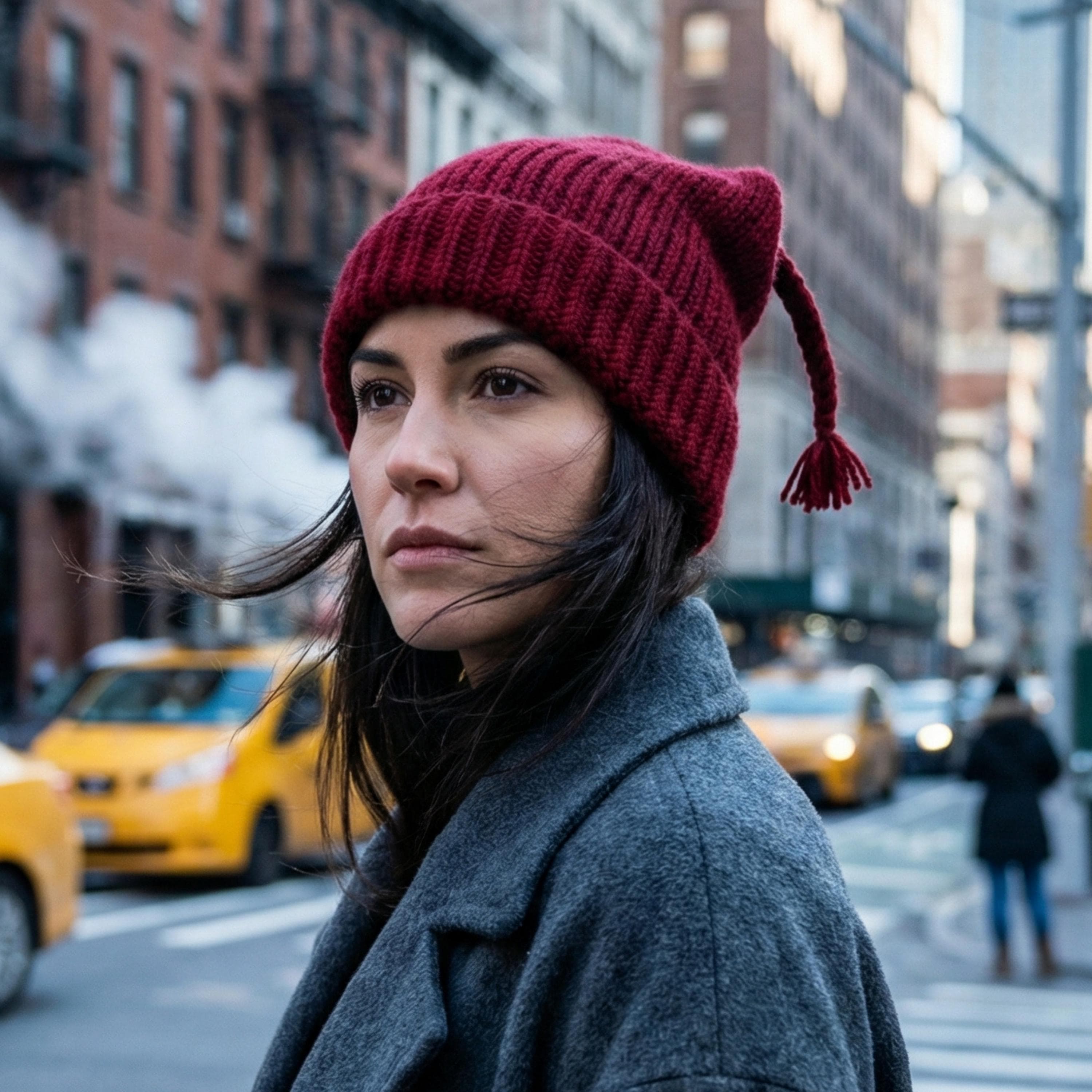 MTI Hat Red, Melt The Ice Hat, Norwegian Resistance Hat, Red Protest Knit Beanie, Scandinavian Fisherman Cap, Handmade Winter Hat,No Kings - image 3