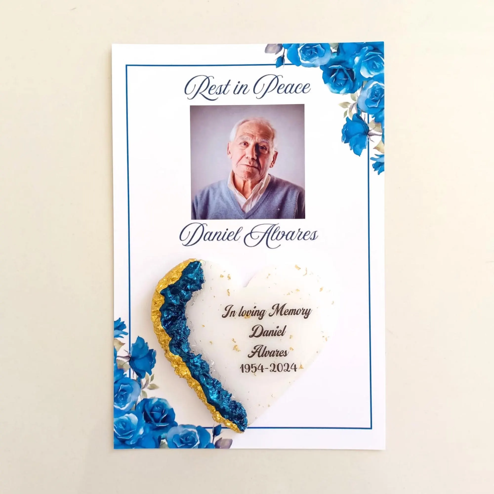Funeral Favors Remembrance gift Memorial Magnet Favor for Guest Personalized Memorial Gift Funeral magnet favor with card - image 3