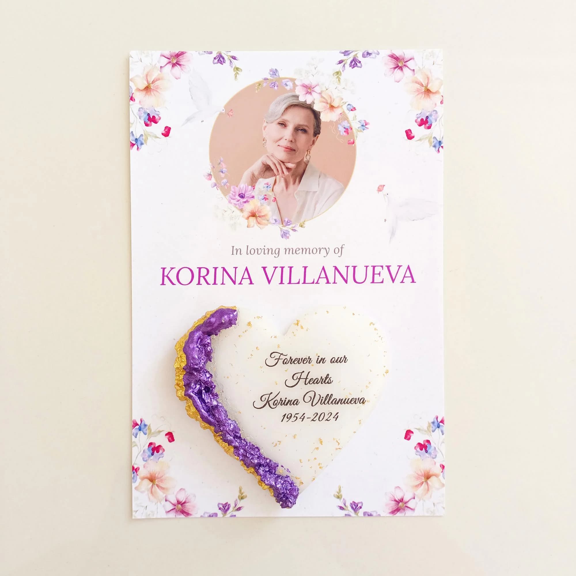Funeral Favors Remembrance gift Memorial Magnet Favor for Guest Personalized Memorial Gift Funeral magnet favor with card - image 4