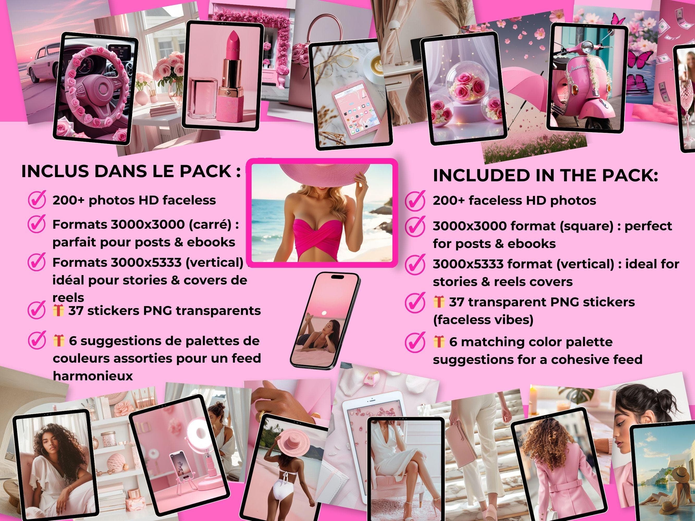 Stock photos faceless roses pour Instagram et Pinterest, prêtes à l’emploi pour booster vos réseaux sociaux.