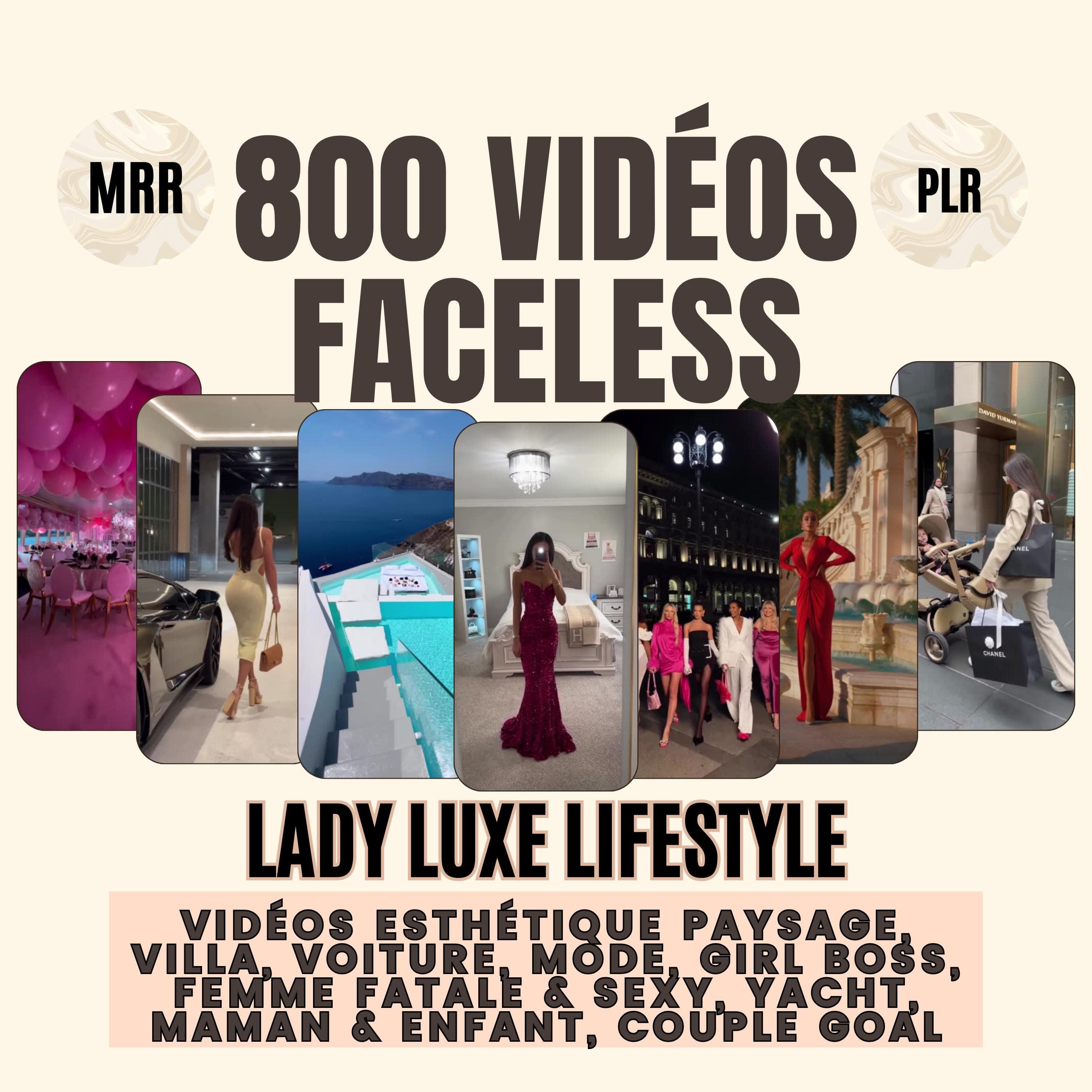 Faceless marketing videos | luxury reels, girl boss videos | Master resell rights | Aesthetics & lifestyle instagram reels