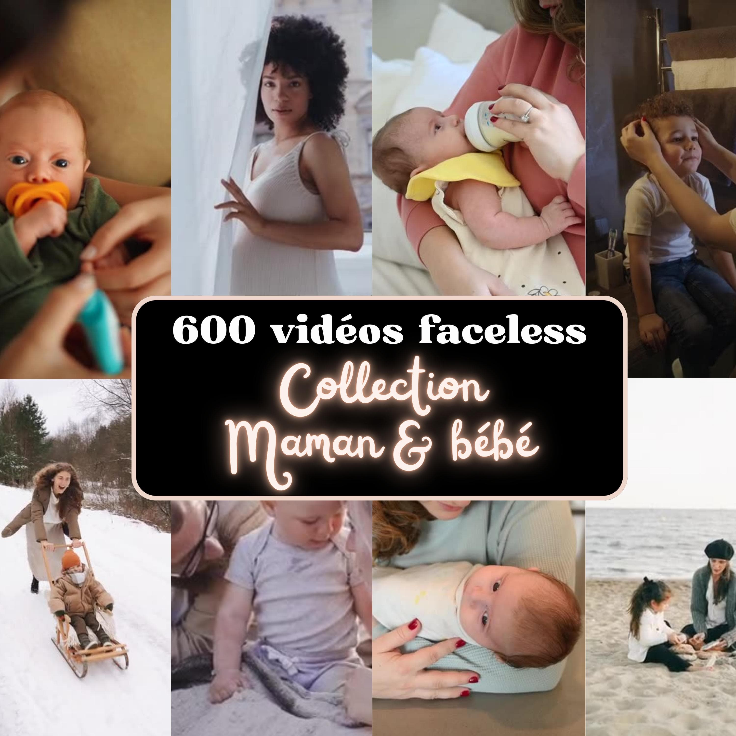 Vidéos faceless maman et bébé | Contenu esthétique famille, maternité, parentalité pour réel Instagram, Tiktok, Youtube... | vidéos PLR
