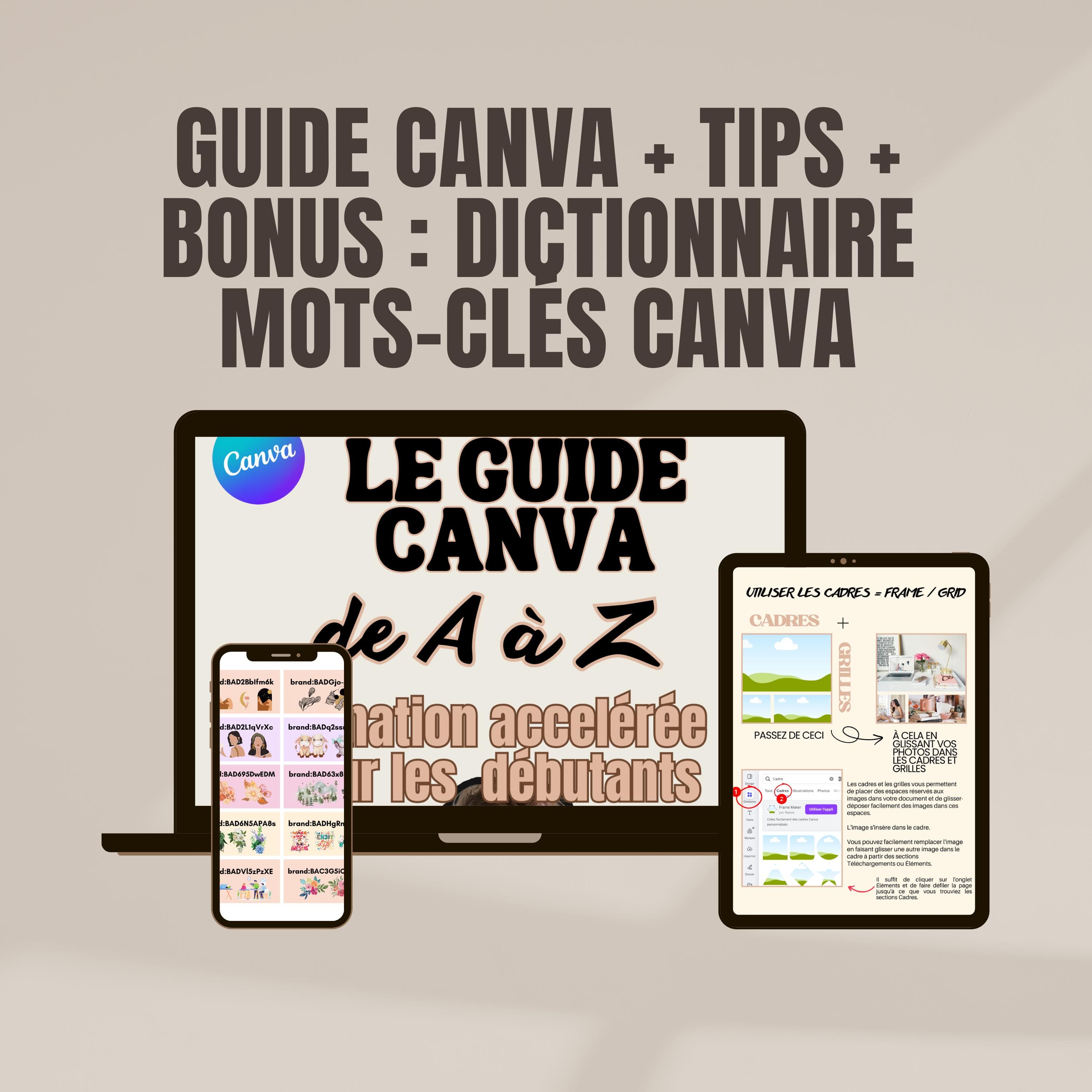 Exemples de designs créés avec Canva – posts Instagram, carrousels, stories, mockups produits, templates prêts à l’emploi pour entrepreneur.e.s.