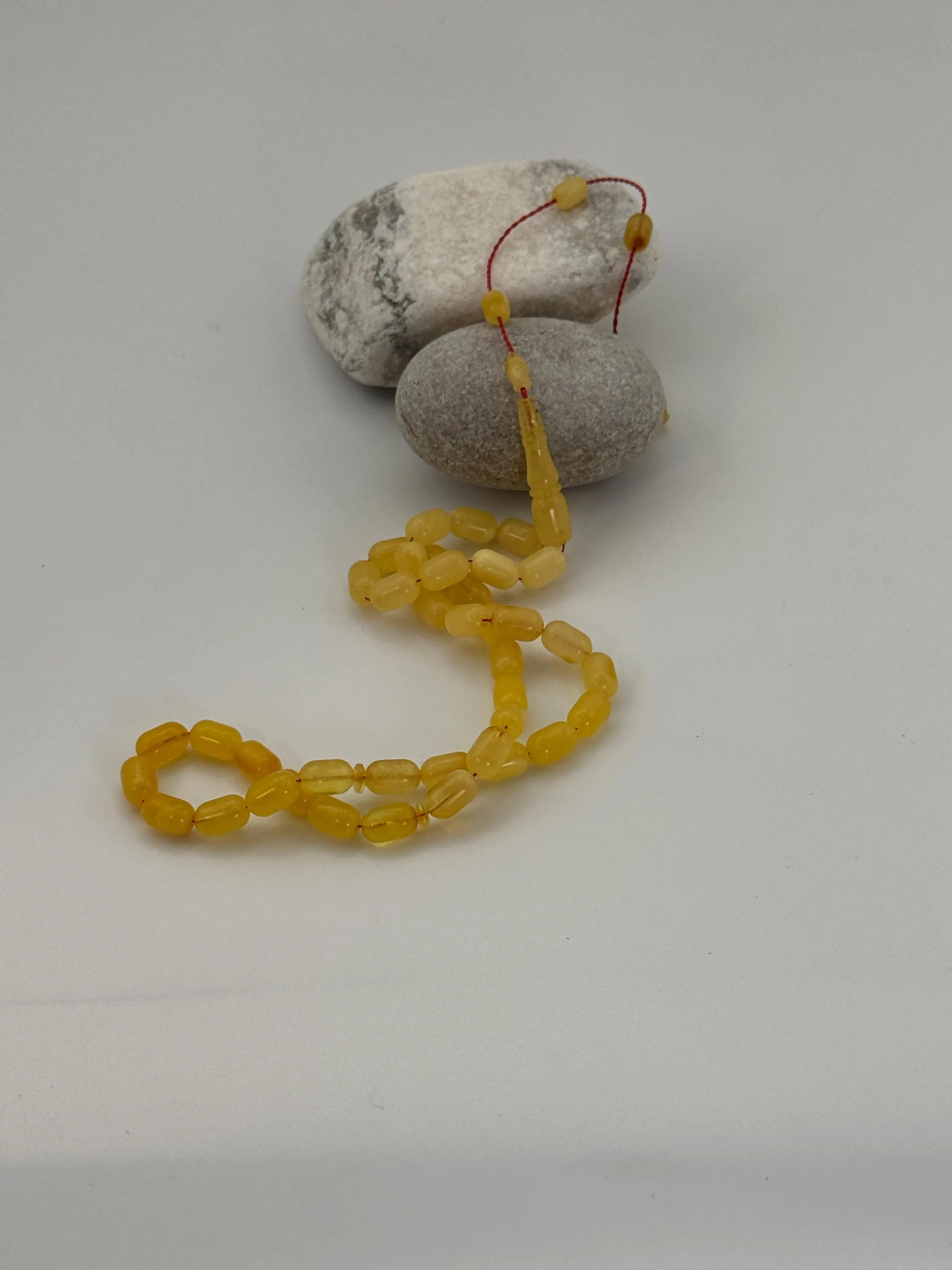 Royal Baltic Amber Islamic Prayer, 39 Beads, 15.7 g Rosary,Amber Rosary, Tesbih, subha, misbaha, kehribar, pure amber - image 5