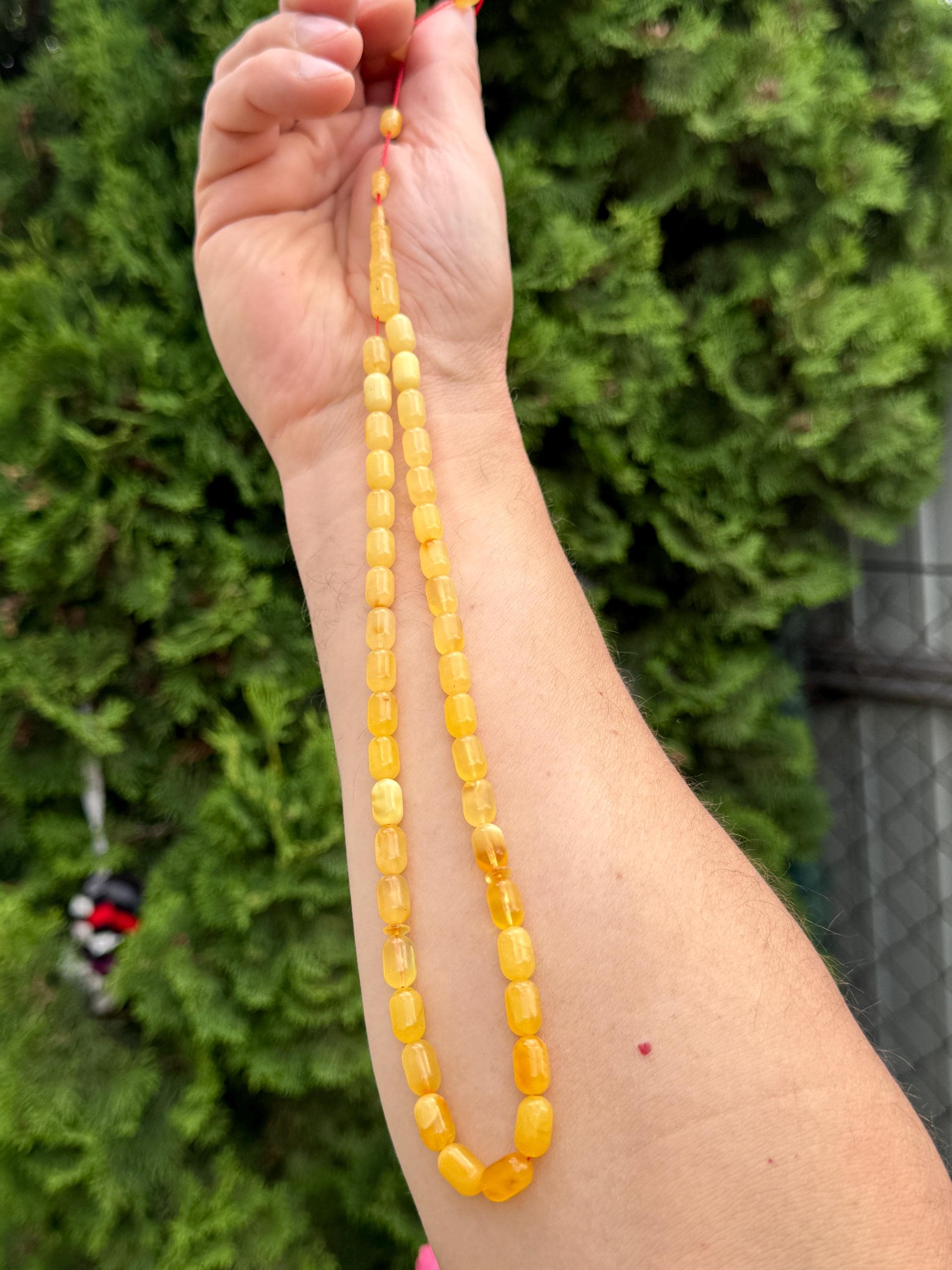 Royal Baltic Amber Islamic Prayer, 39 Beads, 15.7 g Rosary,Amber Rosary, Tesbih, subha, misbaha, kehribar, pure amber - image 3