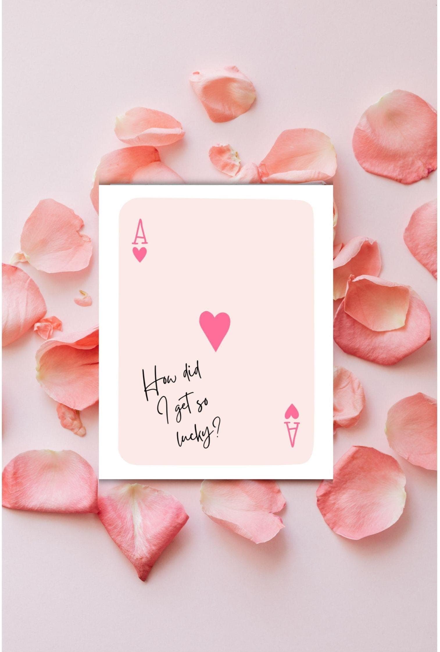 Ace of Hearts Greeting Card, Romantic Love Card, Valentines Day Printable Card, Cute Love Card, Anniversary, Card for Boyfriend/Girlfriend - image 5