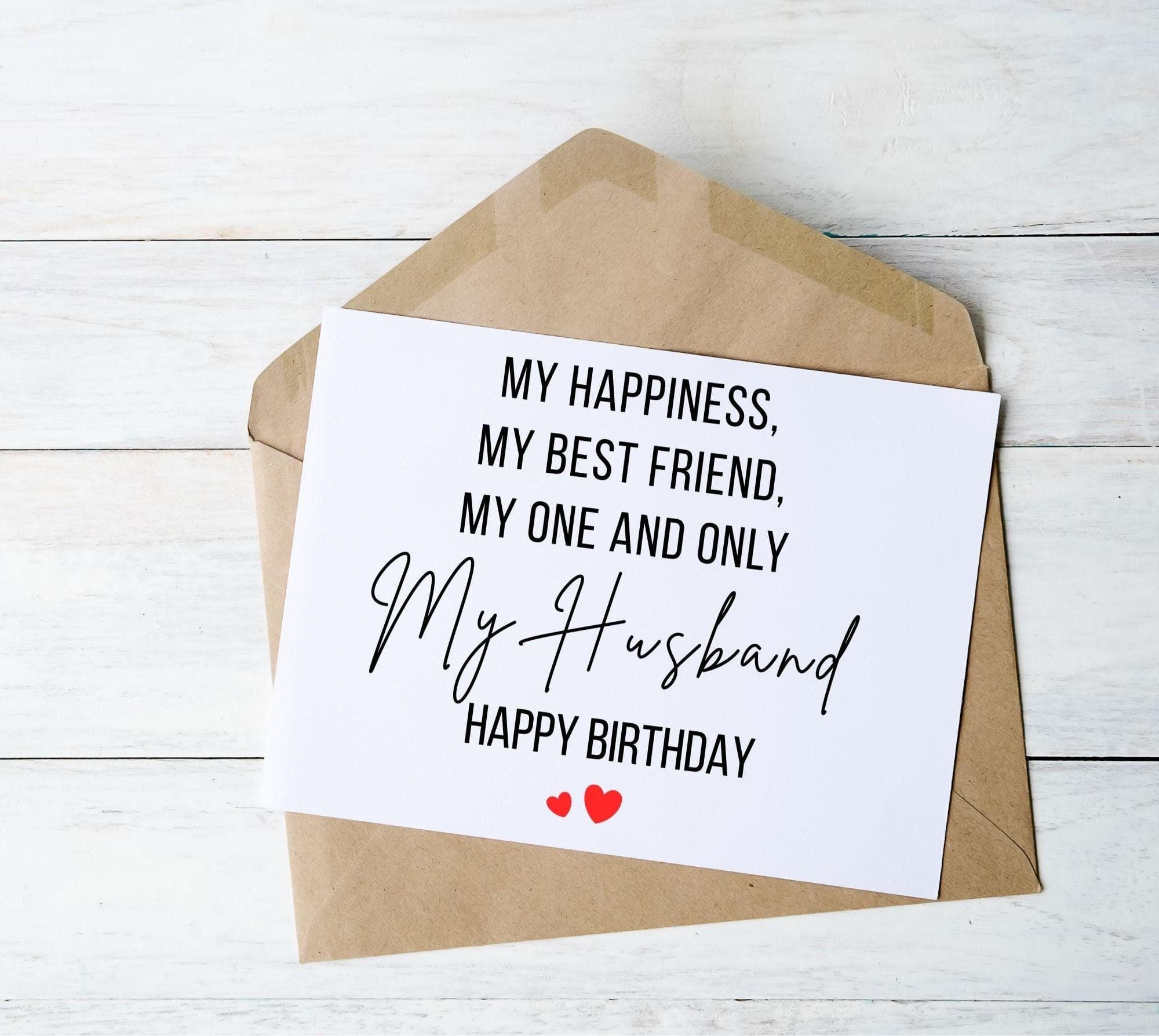 Birthday Card for Husband, Husband Birthday Card, Printable Happy Birthday Husband, Romantic Birthday Card For Love Of My Life,Digital File - image 5
