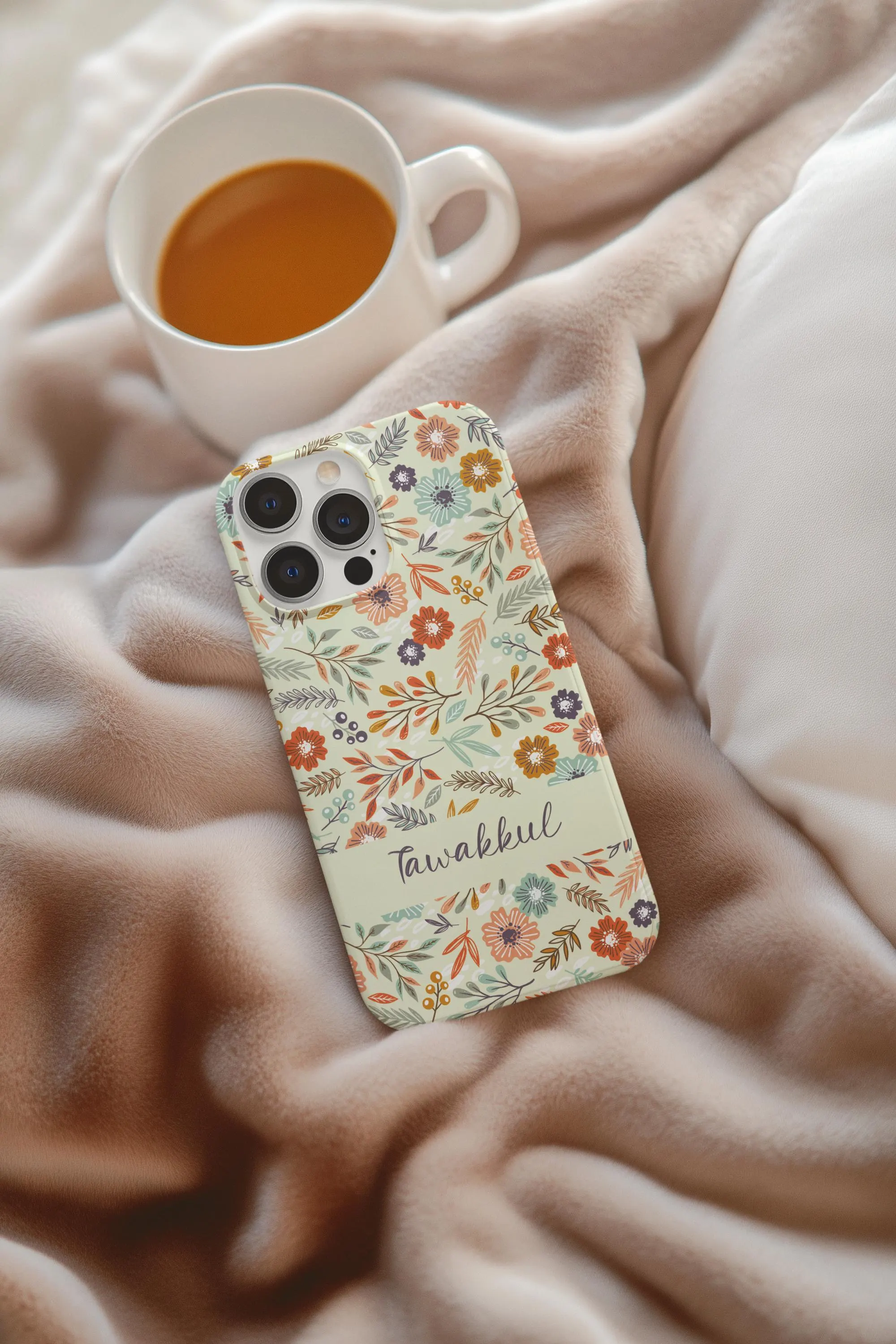 Tawakkul Floral Phone Case, Islamic Inspirational Design - image 5