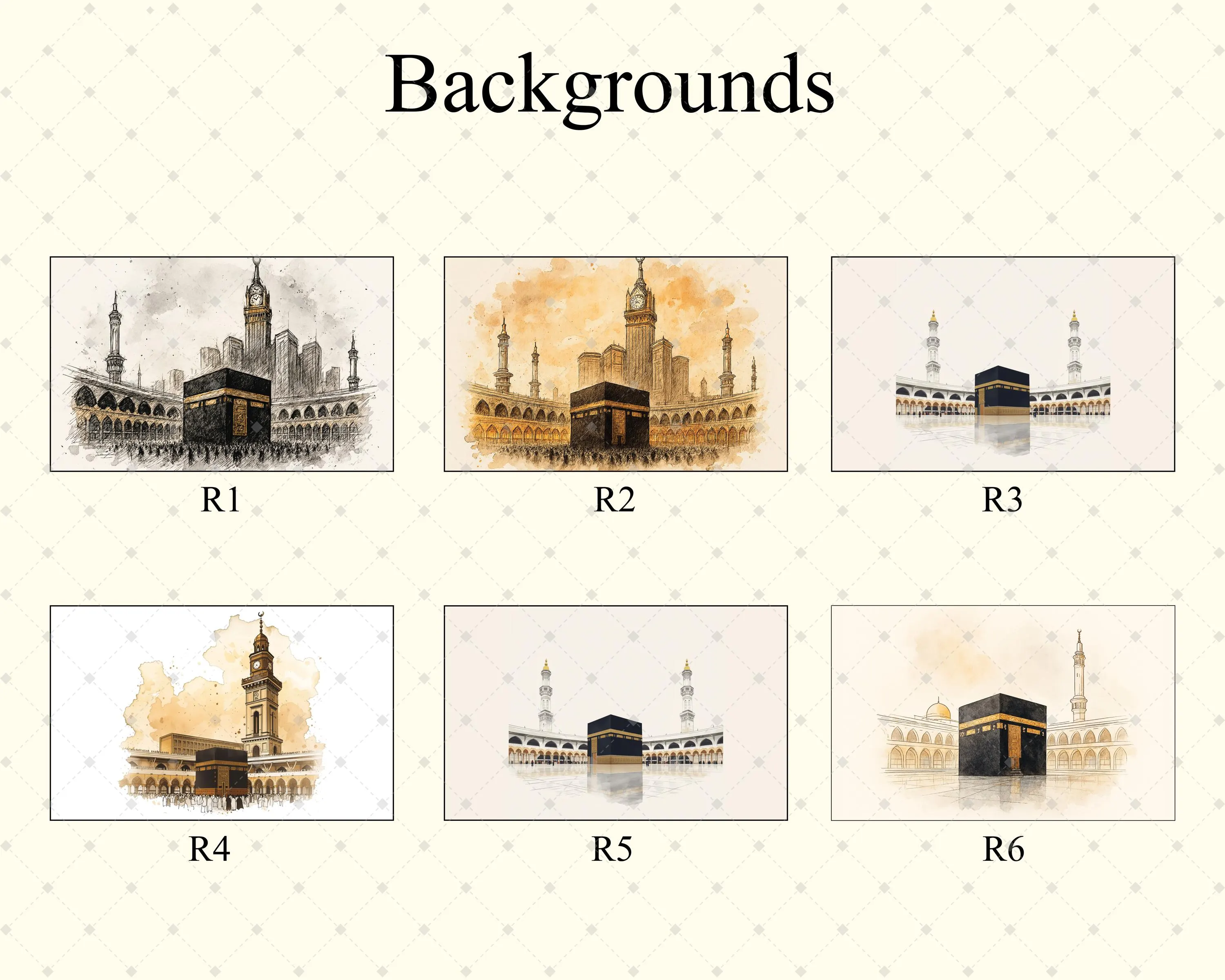 Personalized Umrah Mubarak Gift, Custom Islamic Poster, Hajj Mubarak Wall Art, Digital Print Home Decor, Umrah and Hajj Souvenir - image 5