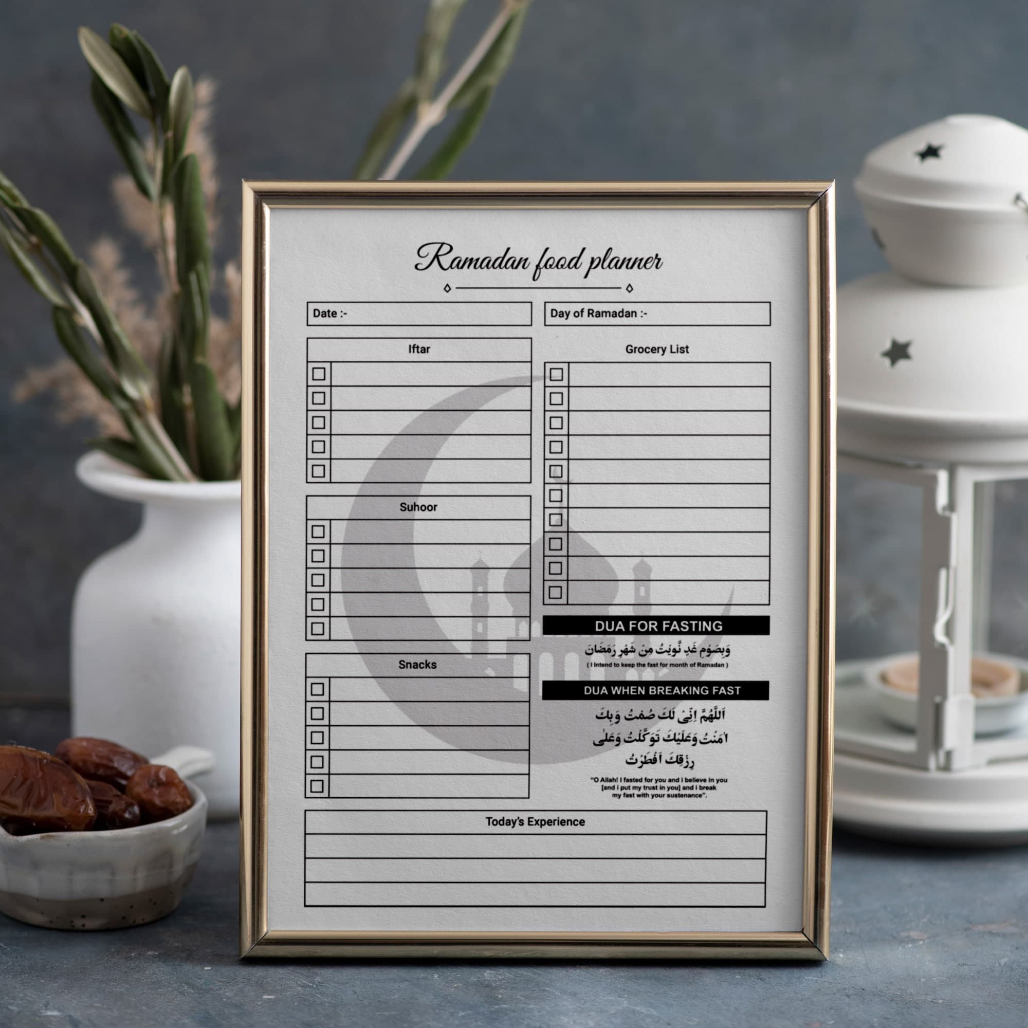 Transform your Ramadan with our Etsy digital planner! This downloadable gem offers customizable templates for daily tasks, spiritual growth, and reflections. Stay organized and focused on a purposeful journey.