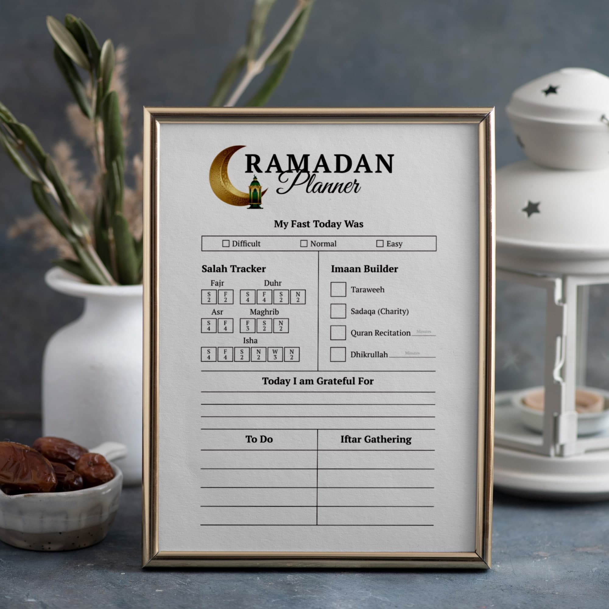 Enhance your Ramadan journey with our Etsy digital planner! This downloadable gem features customizable templates for daily tasks, spiritual growth, and reflections. Download now for an organized and fulfilling month ahead!