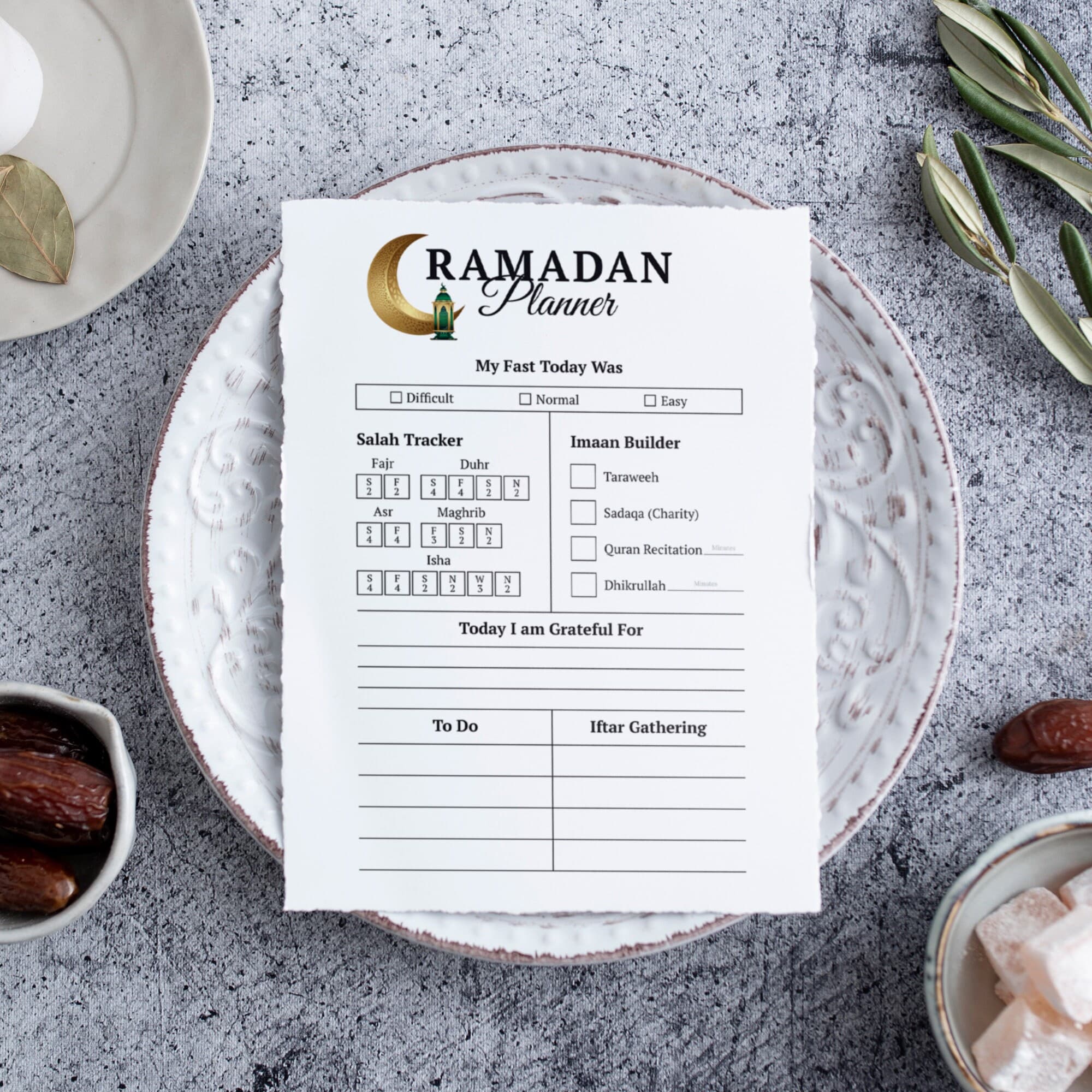 Enhance your Ramadan journey with our Etsy digital planner! This downloadable gem features customizable templates for daily tasks, spiritual growth, and reflections. Download now for an organized and fulfilling month ahead!