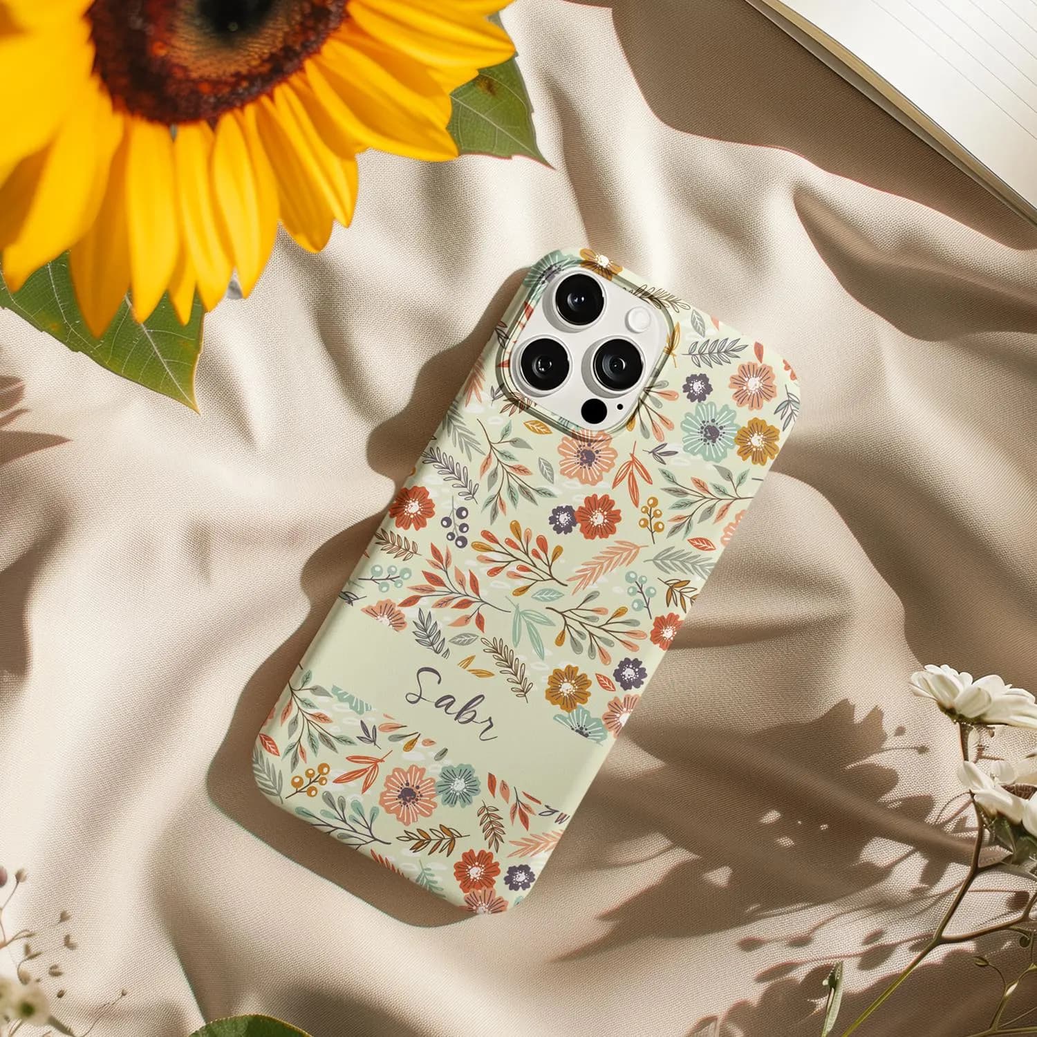 Sabr Floral Tough Phone Case, Personalized Muslim Gift - image 3