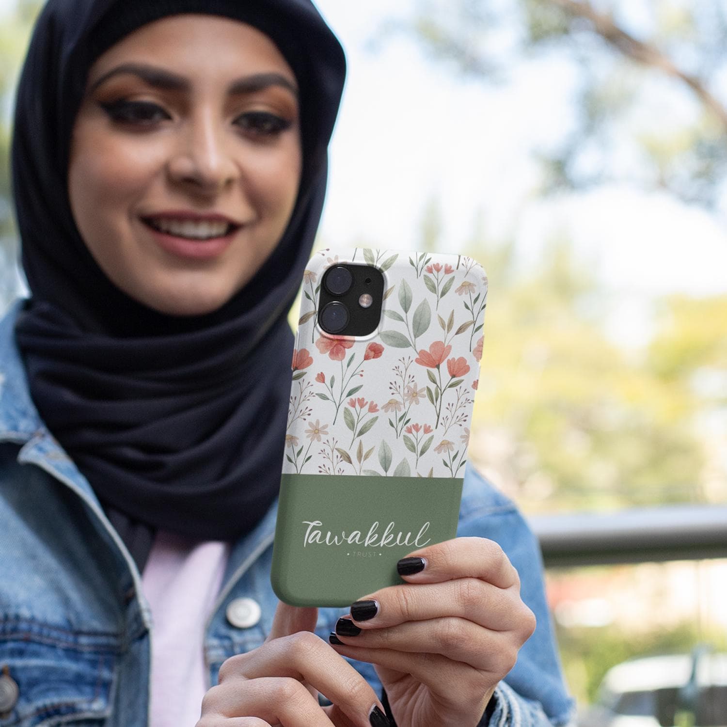 Tawakkul Trust Floral iPhone Case, Boho Islamic Gift - image 4