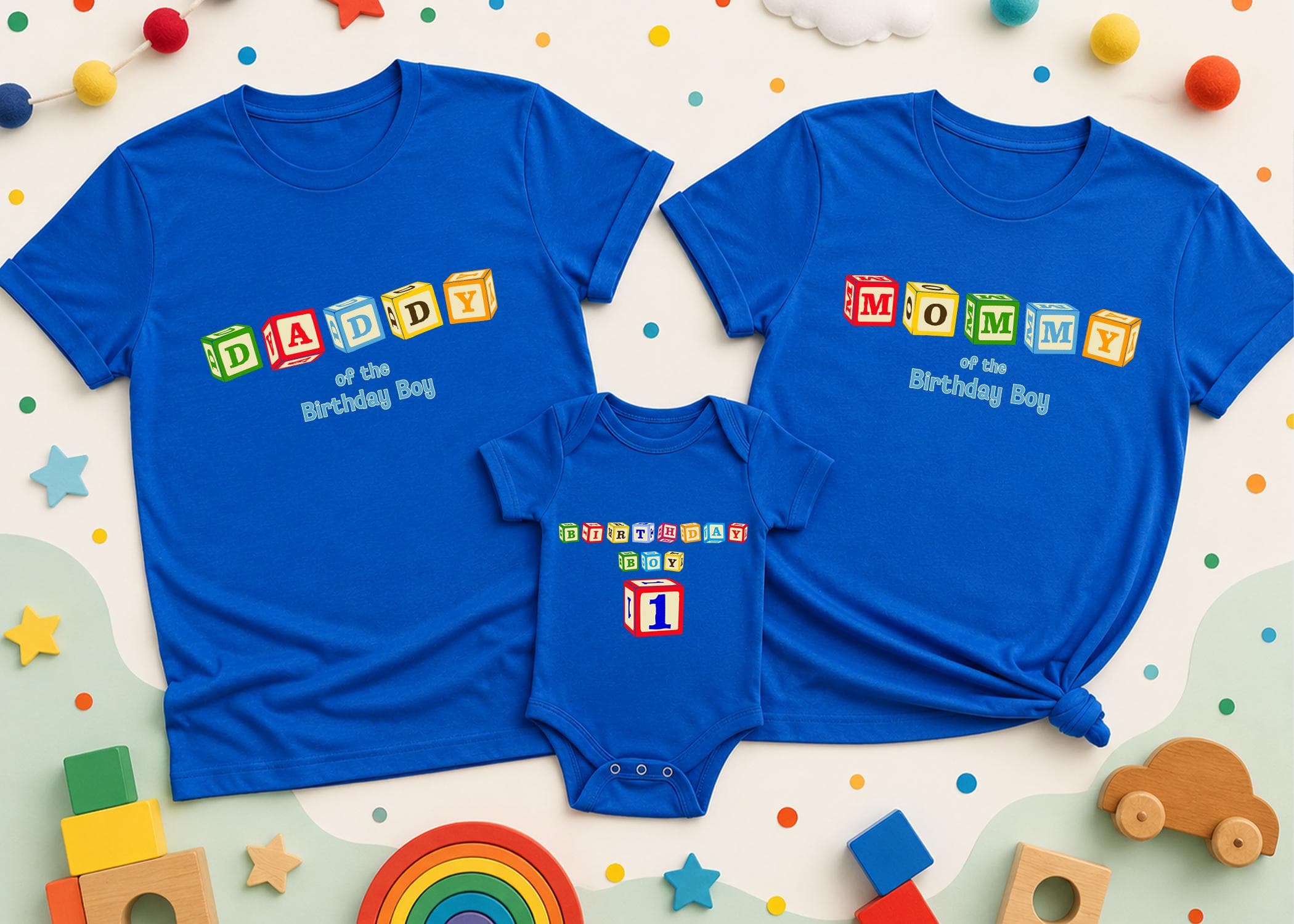 Alphabet Block Birthday Shirt, Abc Matching Family Tee, Custom Neutral Outfit