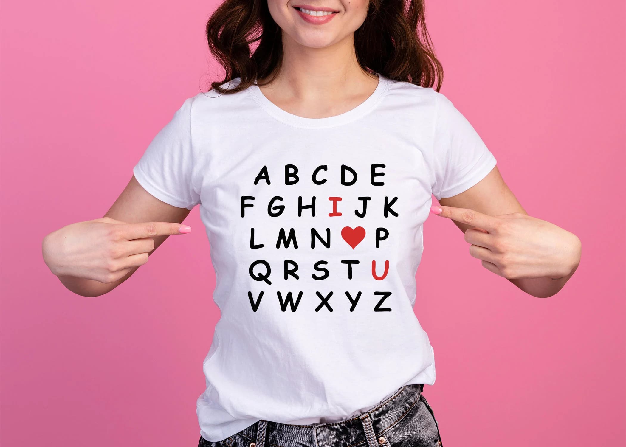 Alphabet Valentine Shirt, Teacher Love Letter Tee, Valentine’s Day Gift - image 3