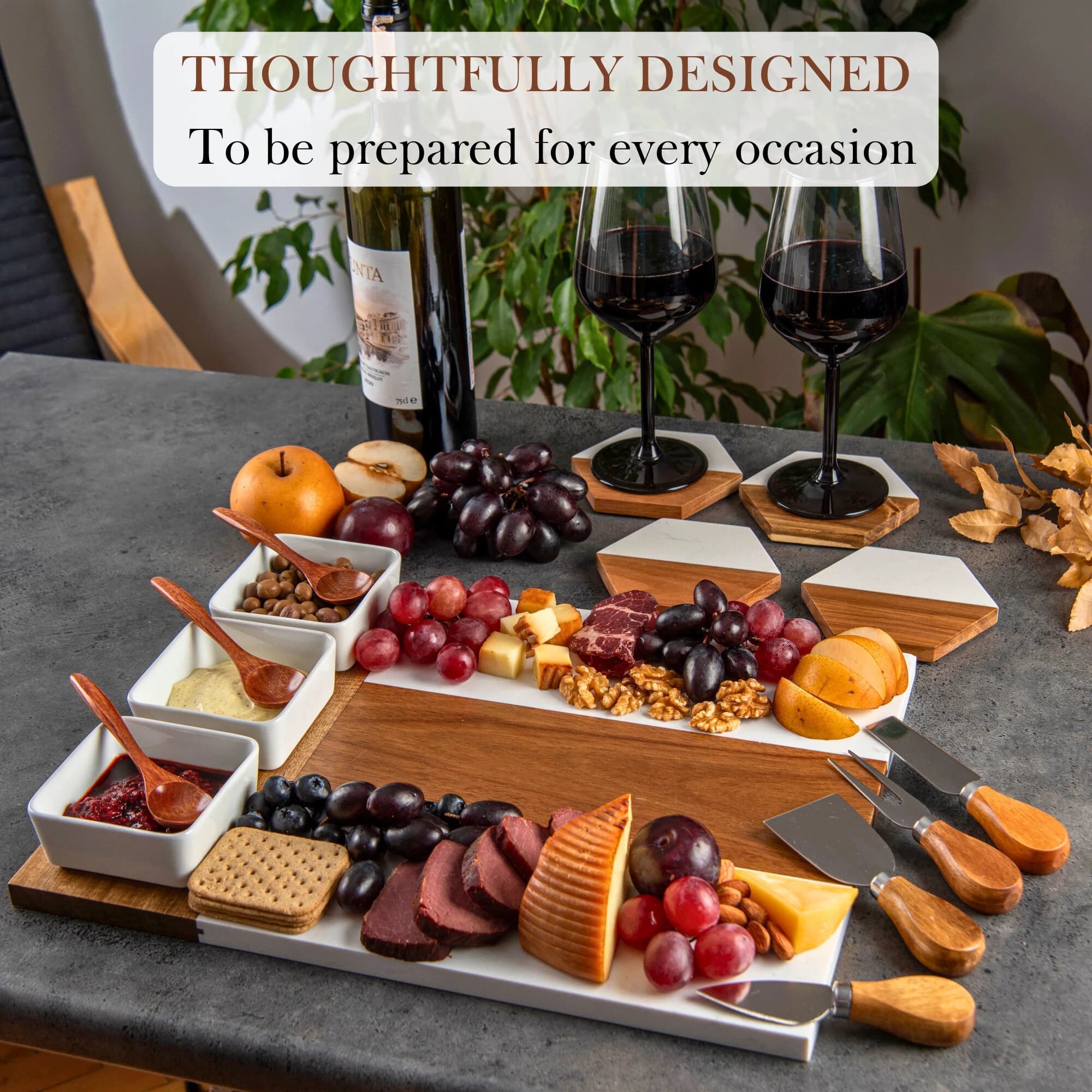 Personalized Cutting Board, Charcuterie Board, Wedding Gift, Bridal Shower, Housewarming , Unique Hostess Gift, Engagement Present, Hosting Decor, Bridal Shower, for Bridesmaids perfect blend of artistry and functionality with Handmade Marble Wood